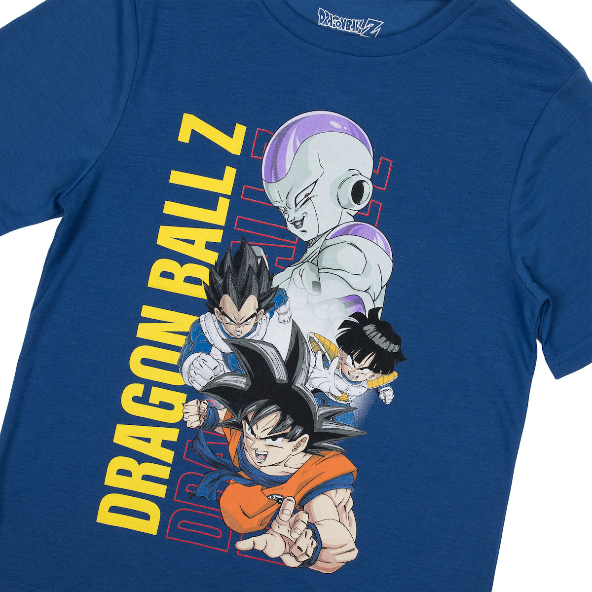 Dragon Ball Z Blue and Black 2-Pack Boy's Crew Neck Short Sleeve Performance Tee