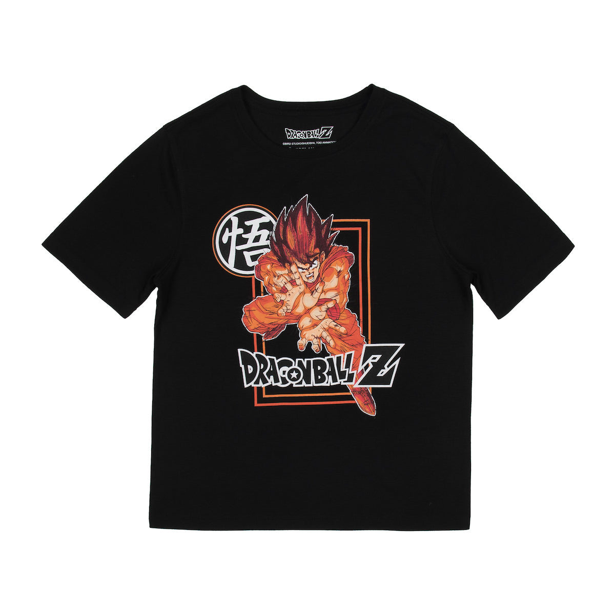 Dragon Ball Z Blue and Black 2-Pack Boy's Crew Neck Short Sleeve Performance Tee