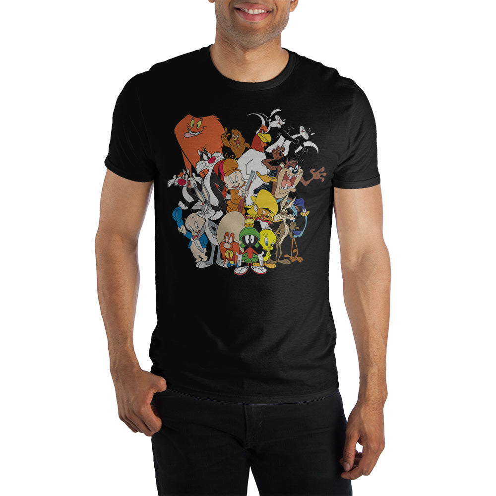 Looney Tunes Group Black T-Shirt