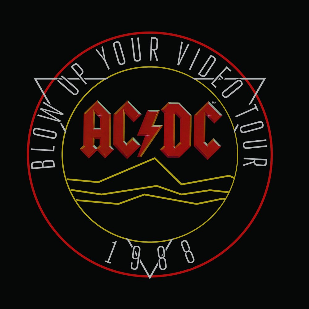 ACDC Blow Up Your Video Men's Black T-shirt