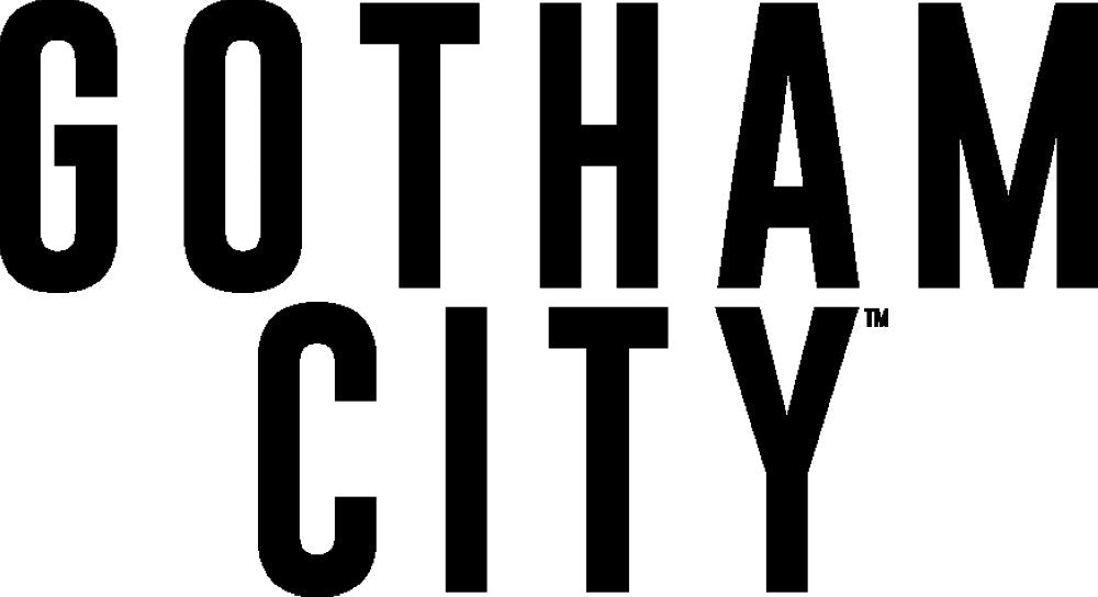 Batman Gotham City Simple Text Men's Athletic Heather T-shirt