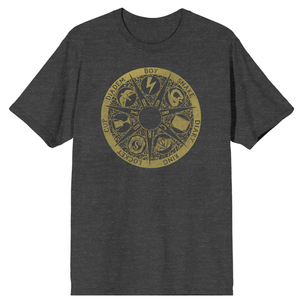 Harry Potter Gold Horcrux Men's Black T-shirt
