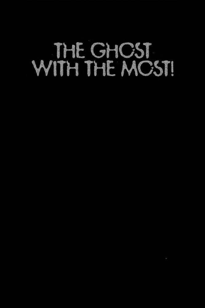 Beetlejuice Ghost With the Most Men's Black Graphic Tee