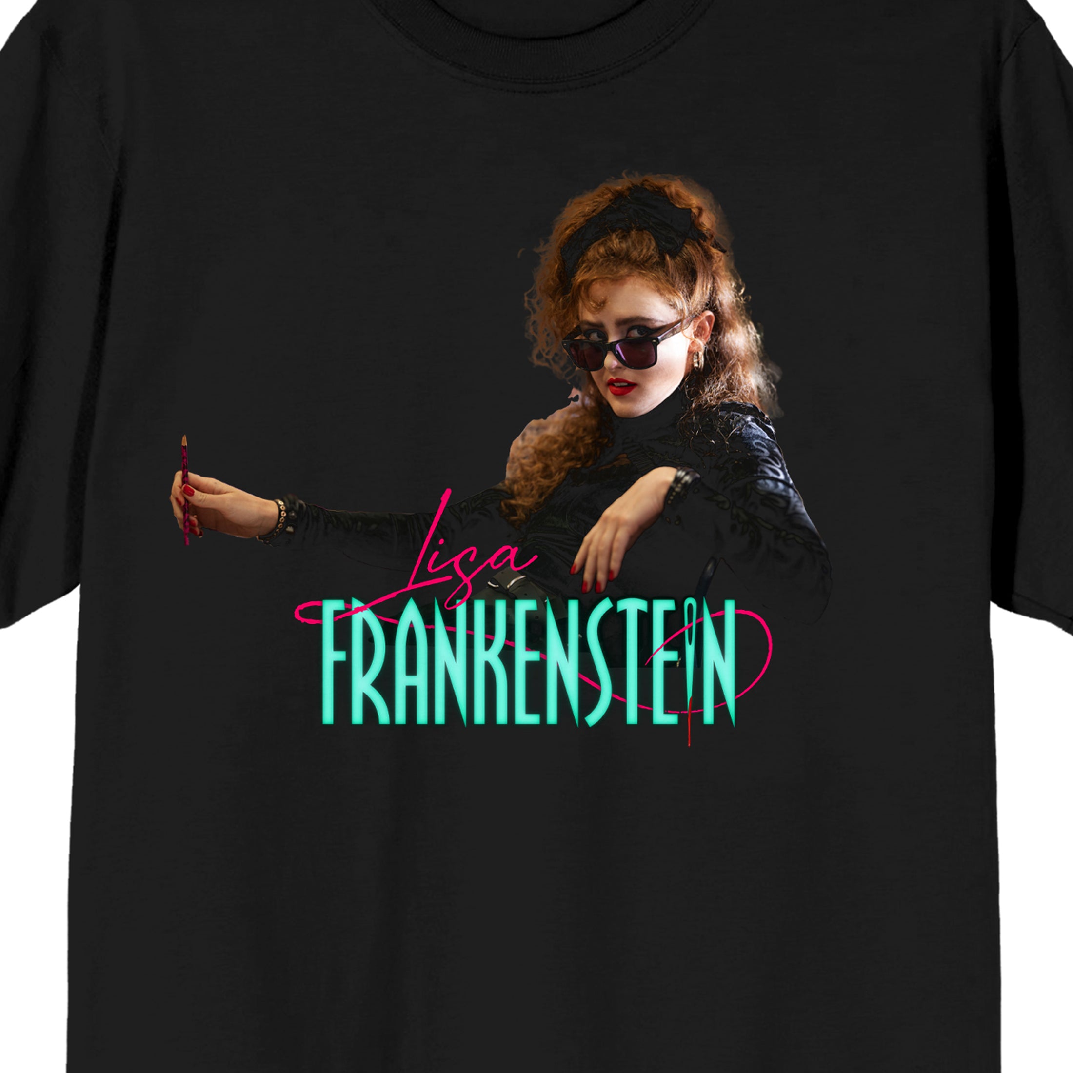 Lisa Frankenstein Adult Black Short Sleeve Tee