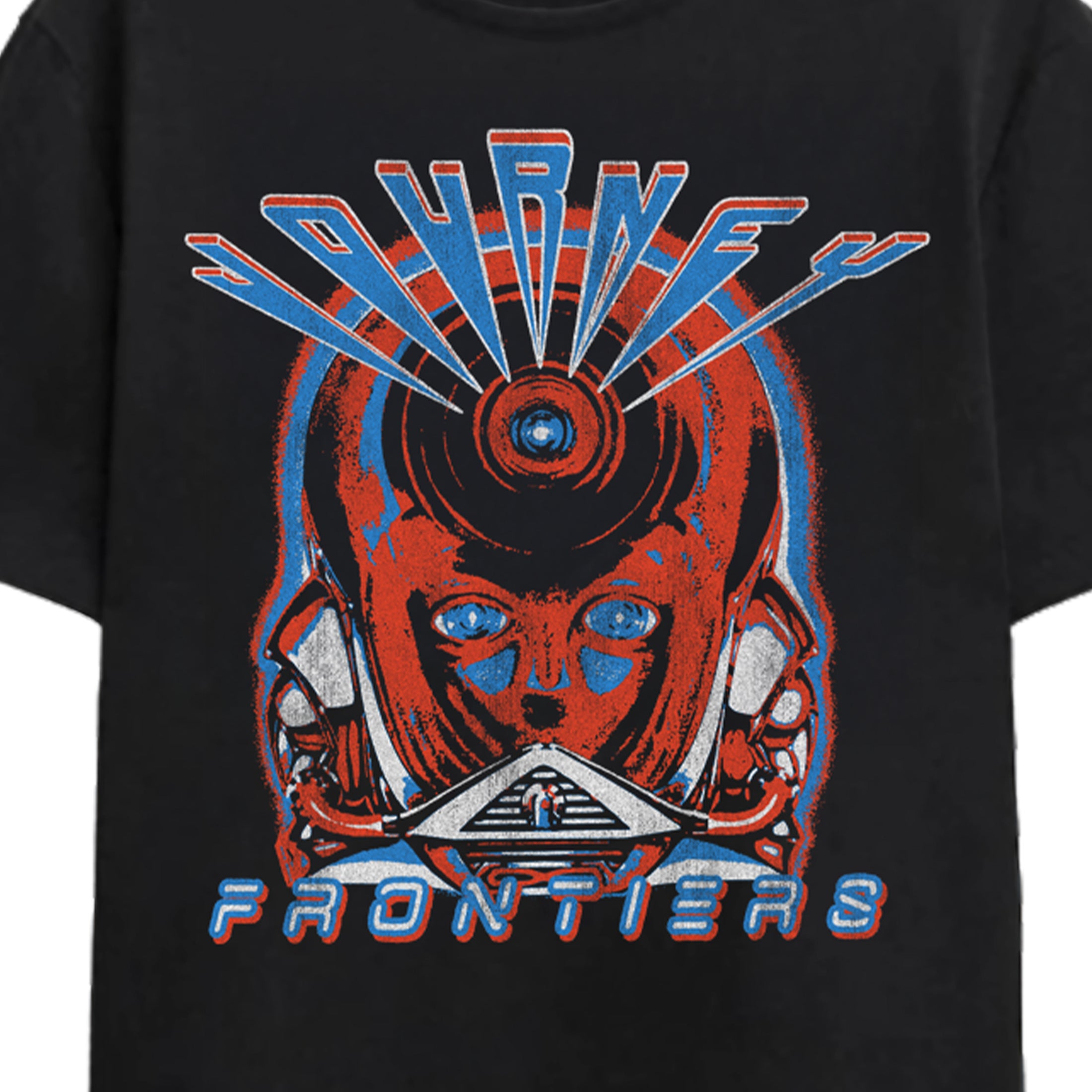 Journey Frontiers Relativity of Time Album Art Adult Black Crew Neck Short Sleeve T-shirt
