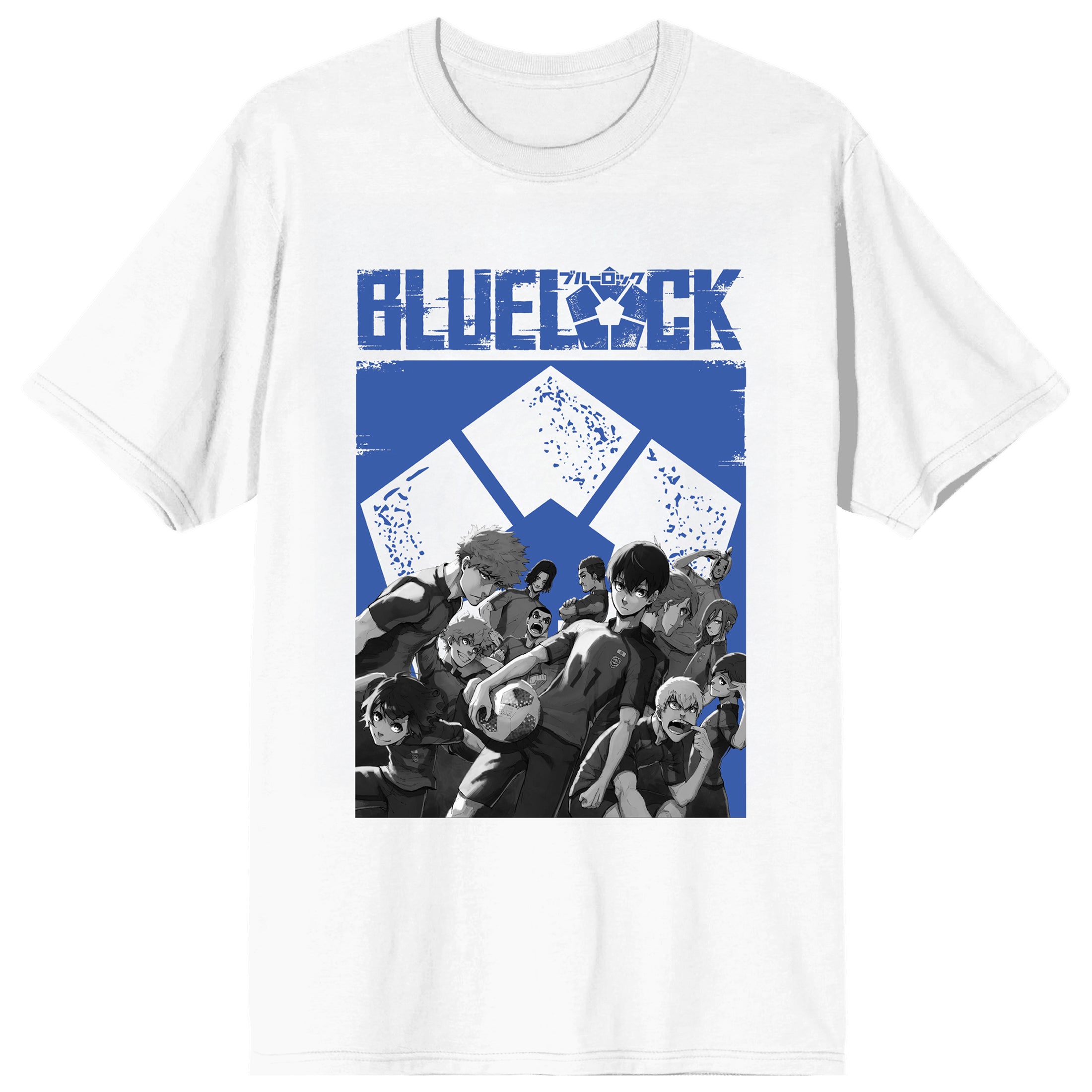 Blue Lock Manga Team Graphic Short Sleeve Tee for Fans