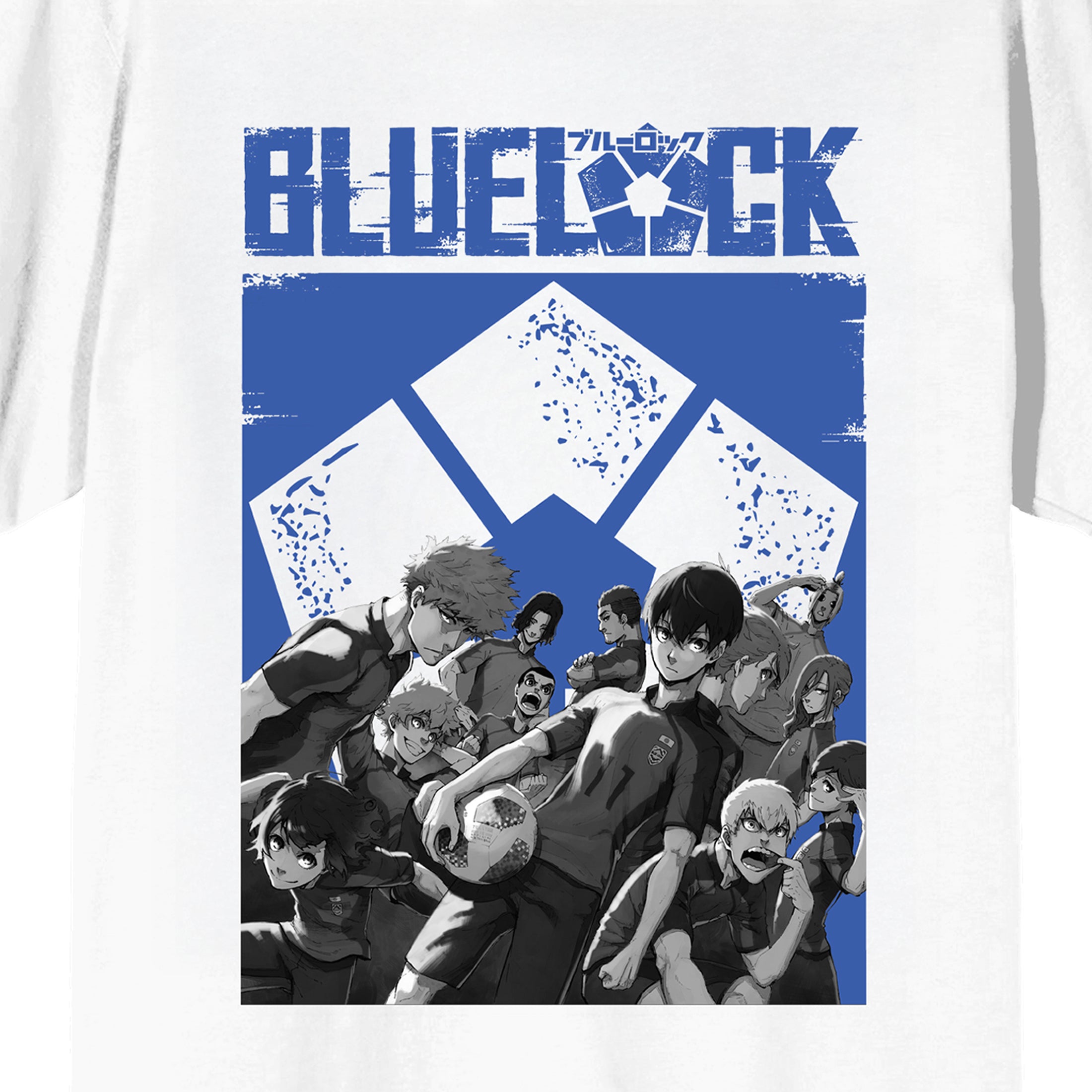 Blue Lock Manga Team Graphic Short Sleeve Tee for Fans