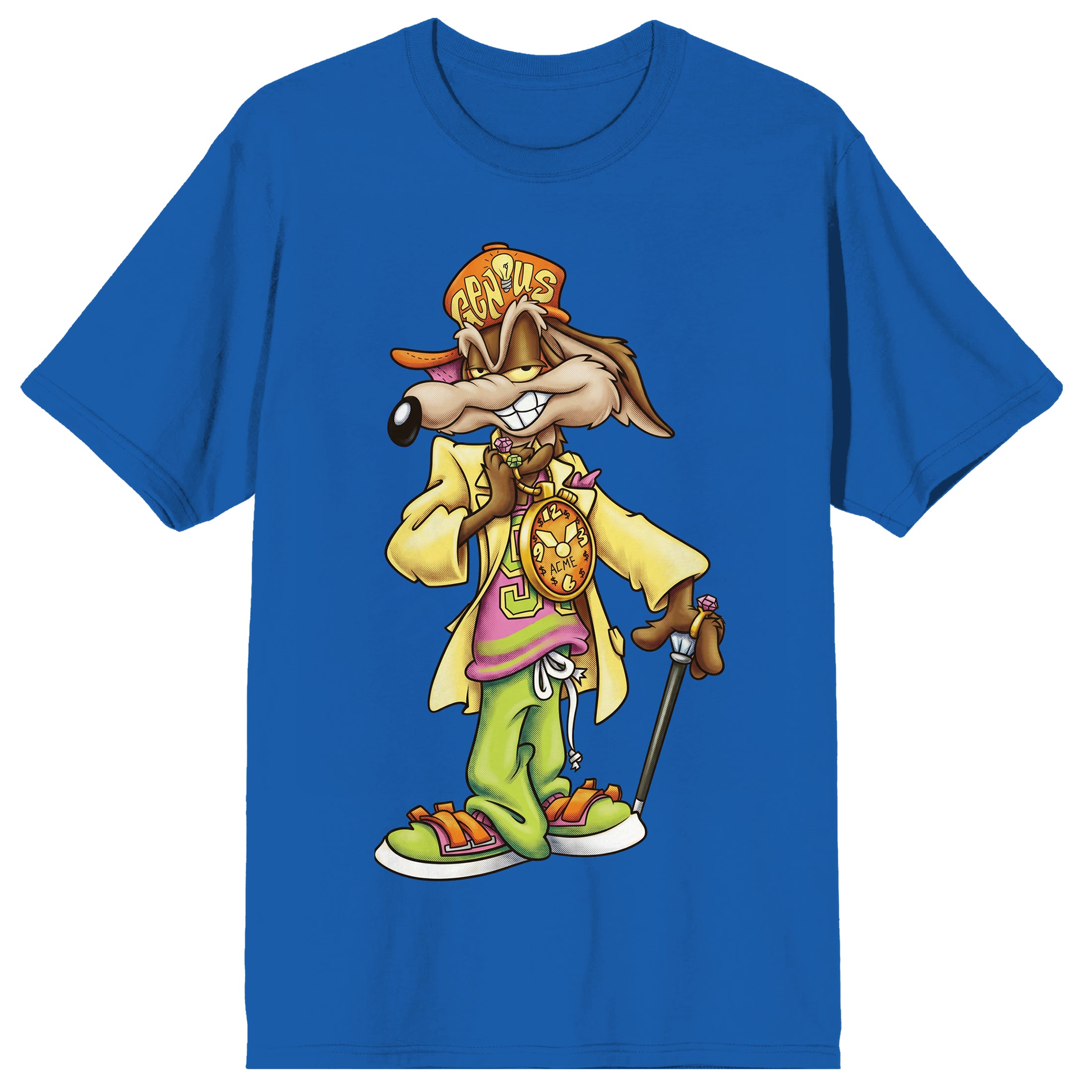 Looney Tunes Wile E. Coyote Bling Short Sleeve Tee for Adults