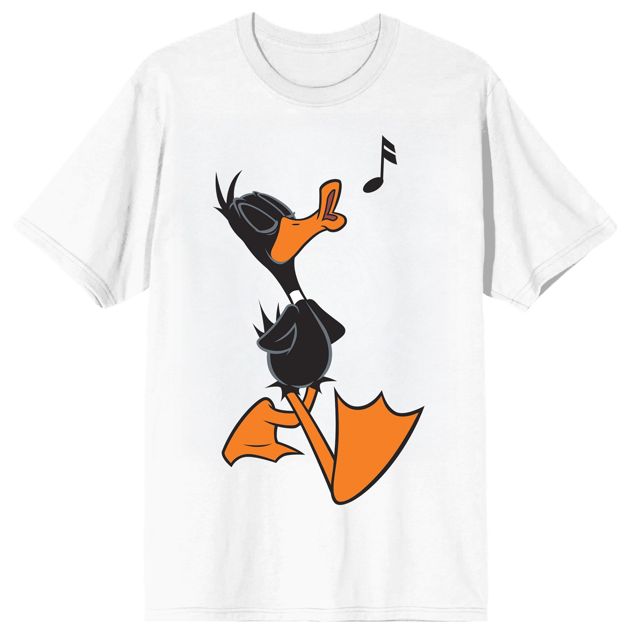 Looney Tunes Daffy Duck Whistling Graphic Tee for Adults