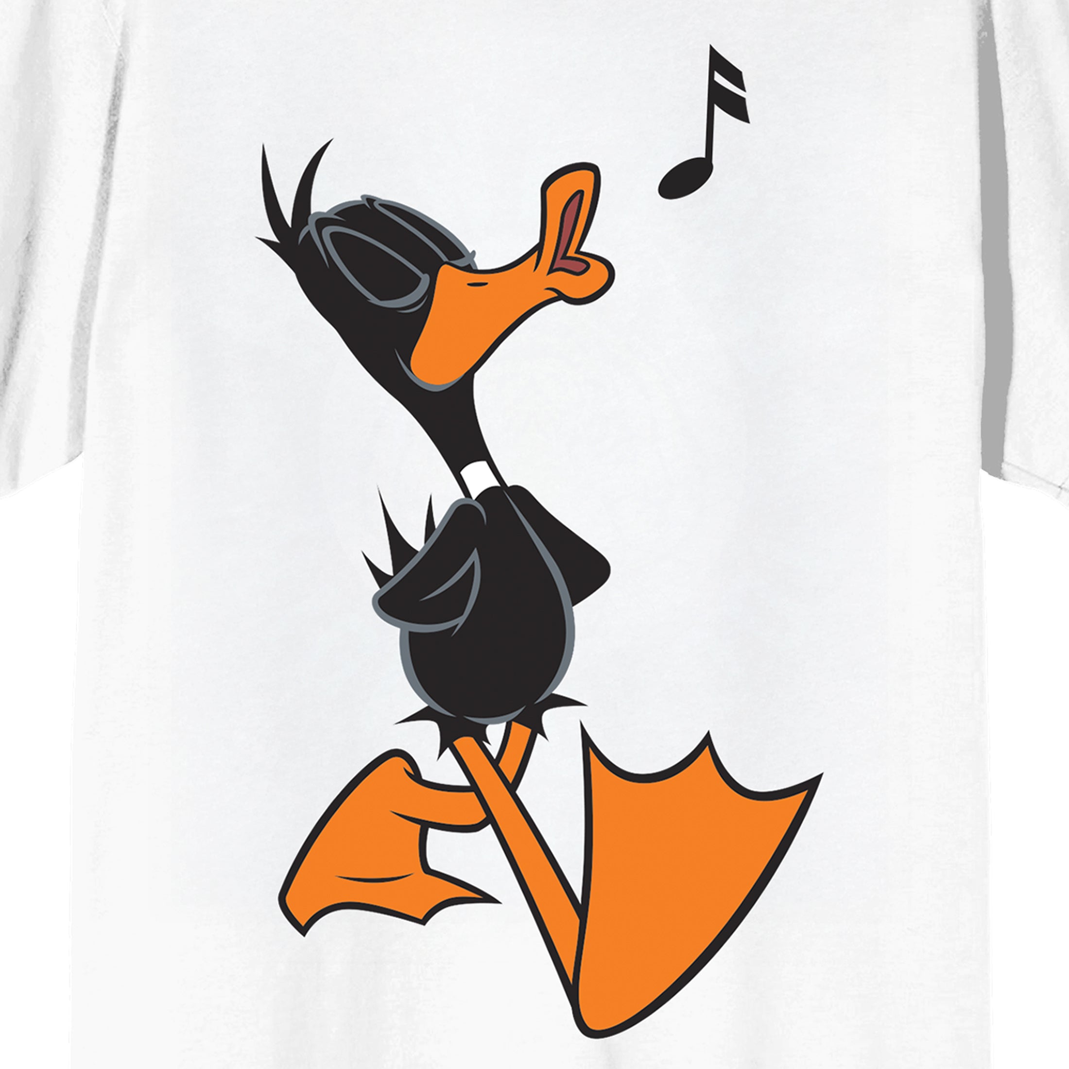 Looney Tunes Daffy Duck Whistling Graphic Tee for Adults