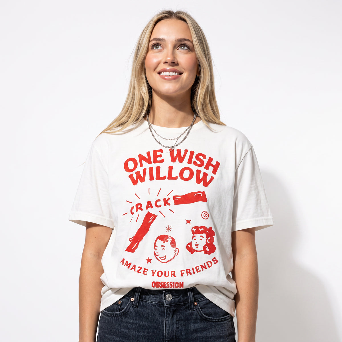 Obsession One Wish Willow Amaze Graphic Tee for Adults