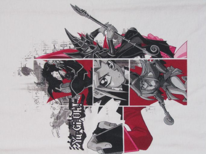 Yami Yugi and His Cards Yu-Gi-Oh! Character Classic White Graphic Tee