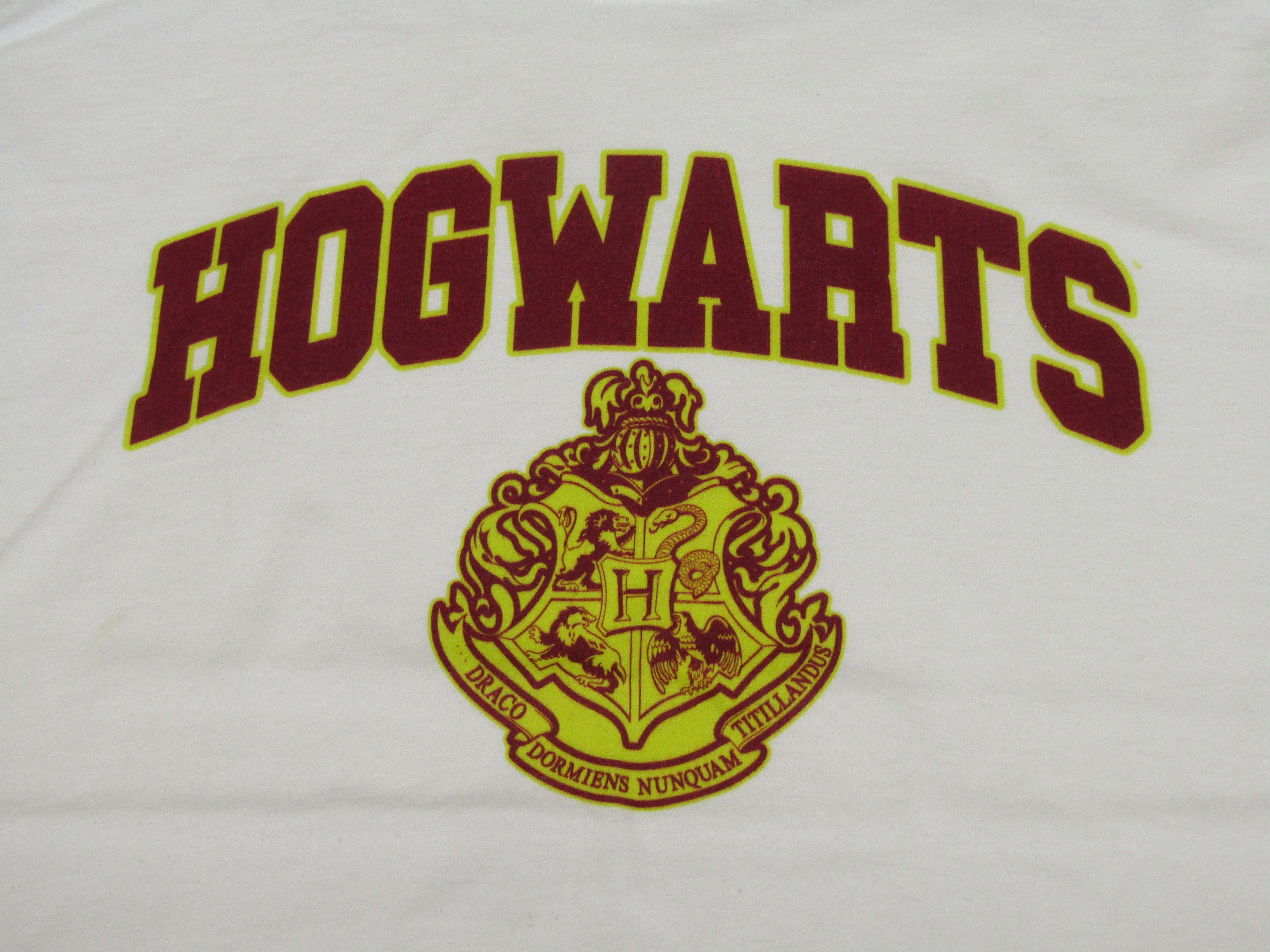 Harry Potter Hogwarts Castle School Crest White T-shirt Toddler Boy to Youth Boy