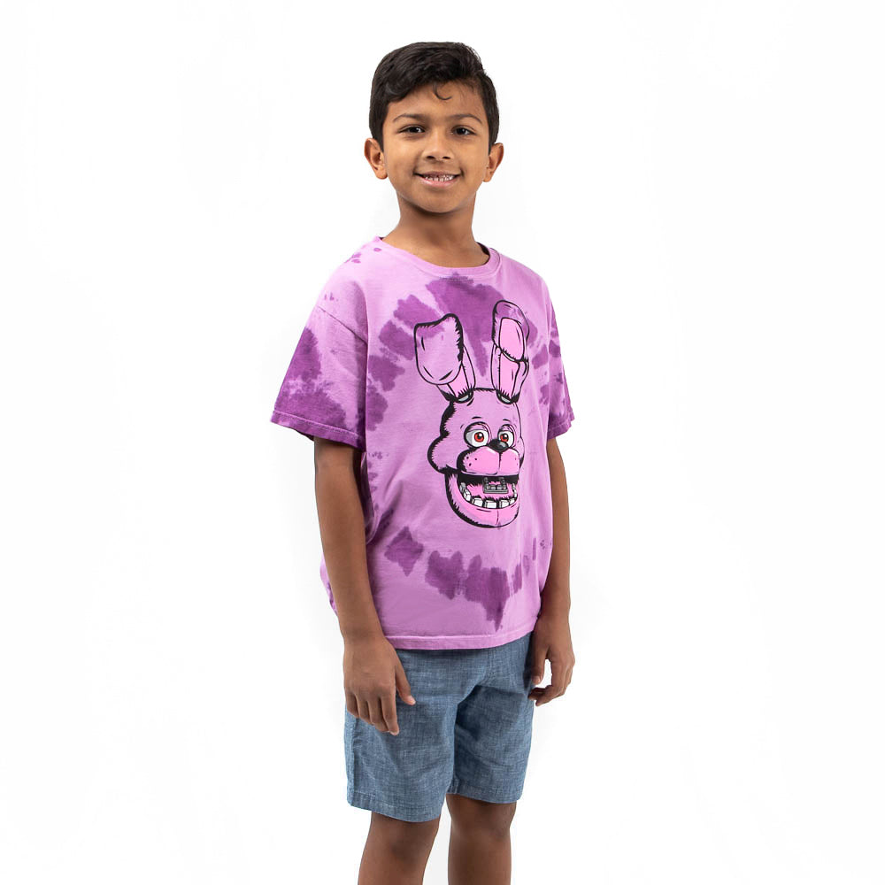 Five Nights at Freddy's Bonnie the Bunny Tie Dye Youth Boy's Short Sleeve Tee