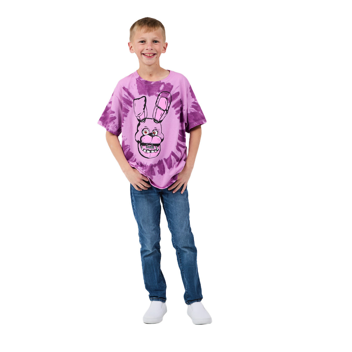 Five Nights at Freddy's Bonnie the Bunny Tie Dye Youth Boy's Short Sleeve Tee