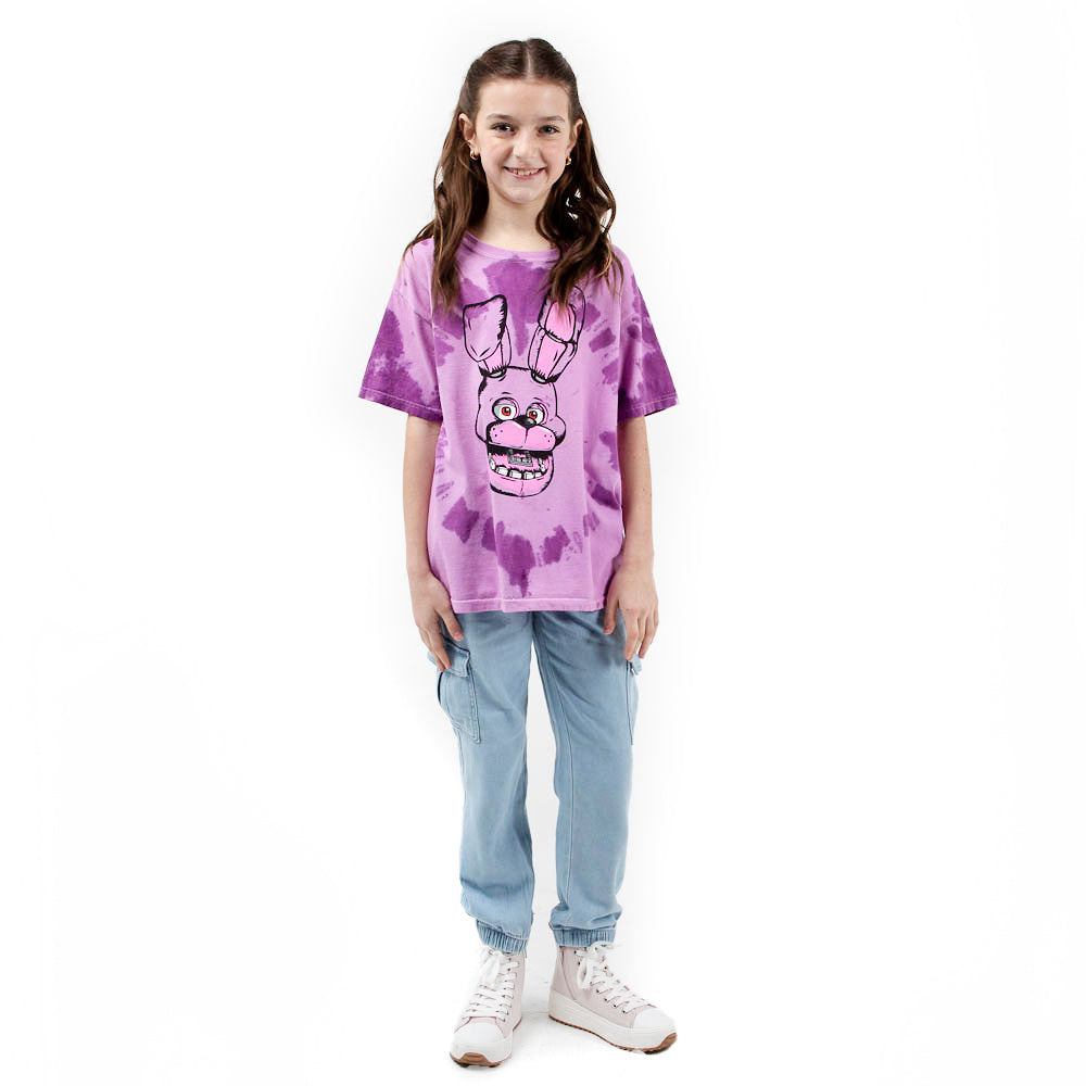 Five Nights at Freddy's Bonnie the Bunny Tie Dye Youth Boy's Short Sleeve Tee