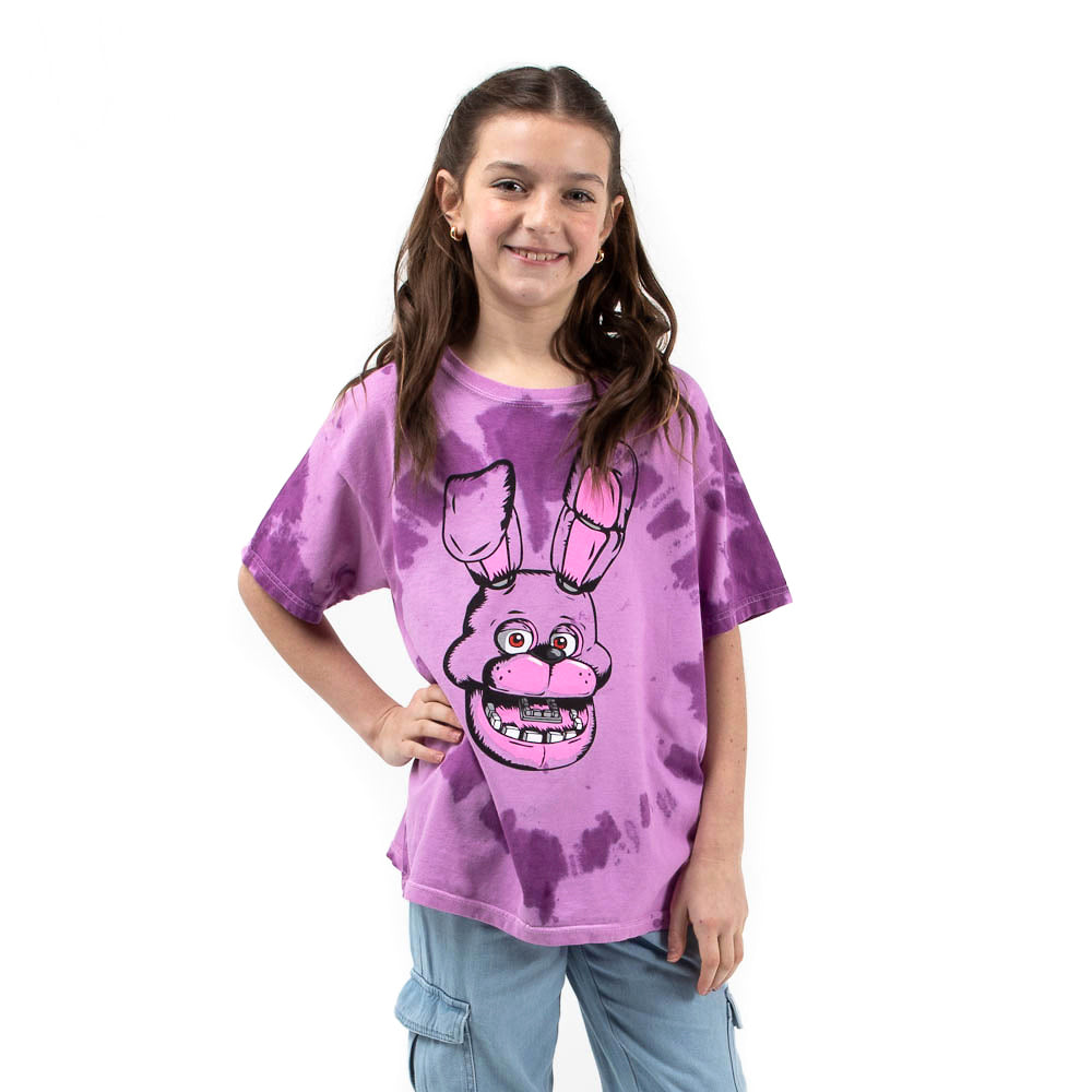 Five Nights at Freddy's Bonnie the Bunny Tie Dye Youth Boy's Short Sleeve Tee