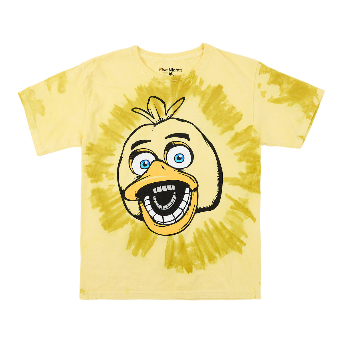 Five Nights at Freddy's Chicko Character Tie Dye Youth Boy's Short Sleeve Tee
