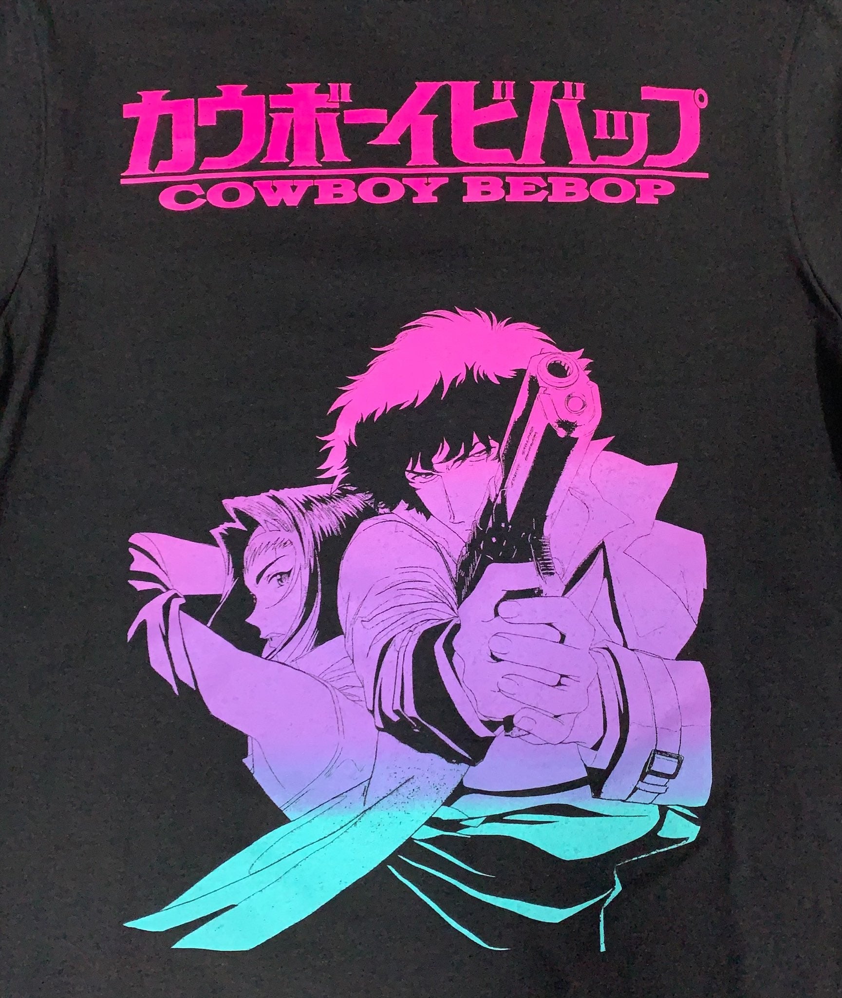 Cowboy Bebop Spike Spiegel And Faye Women's Black T-shirt