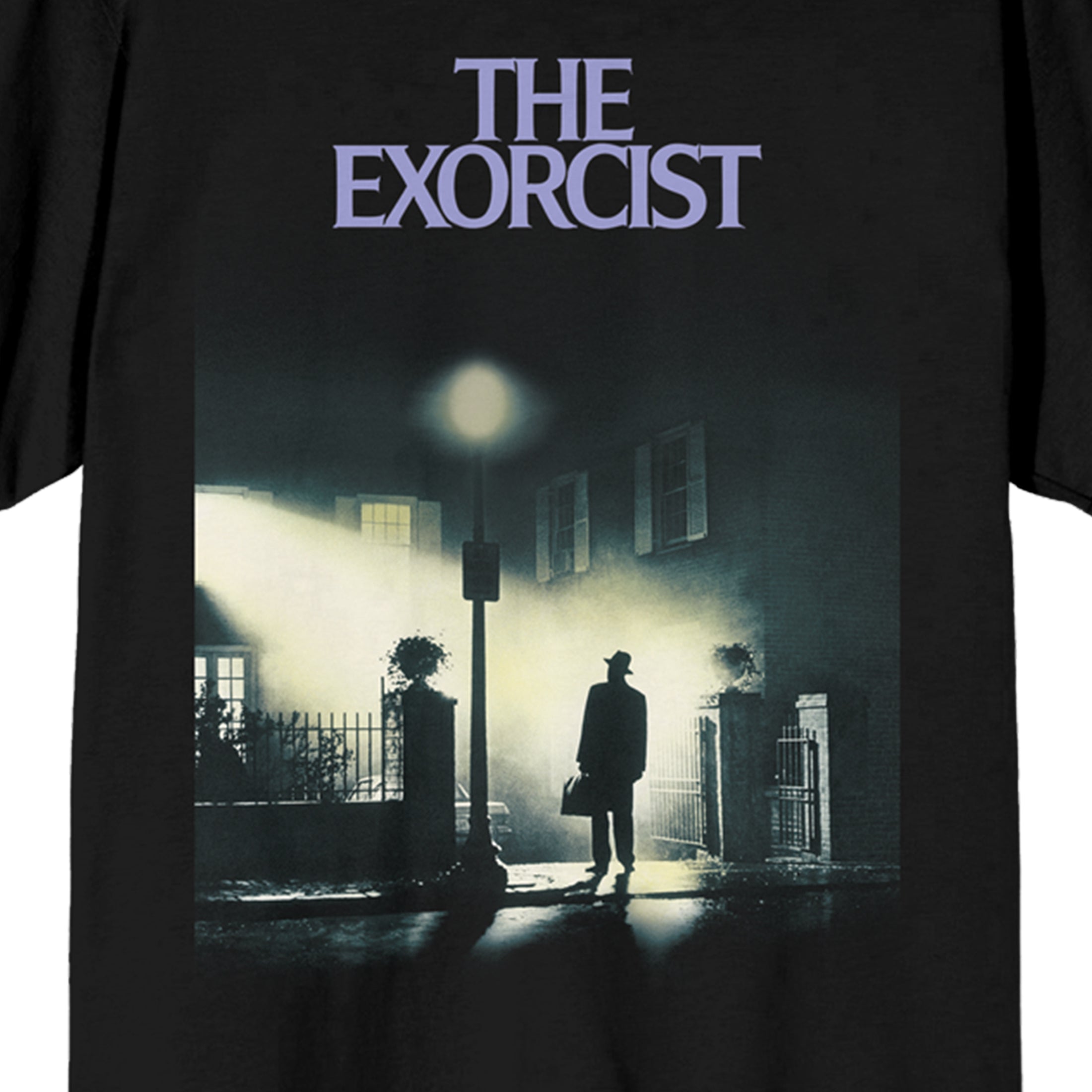 The Exorcist Street Lamp Poster Art Women's Black T-shirt