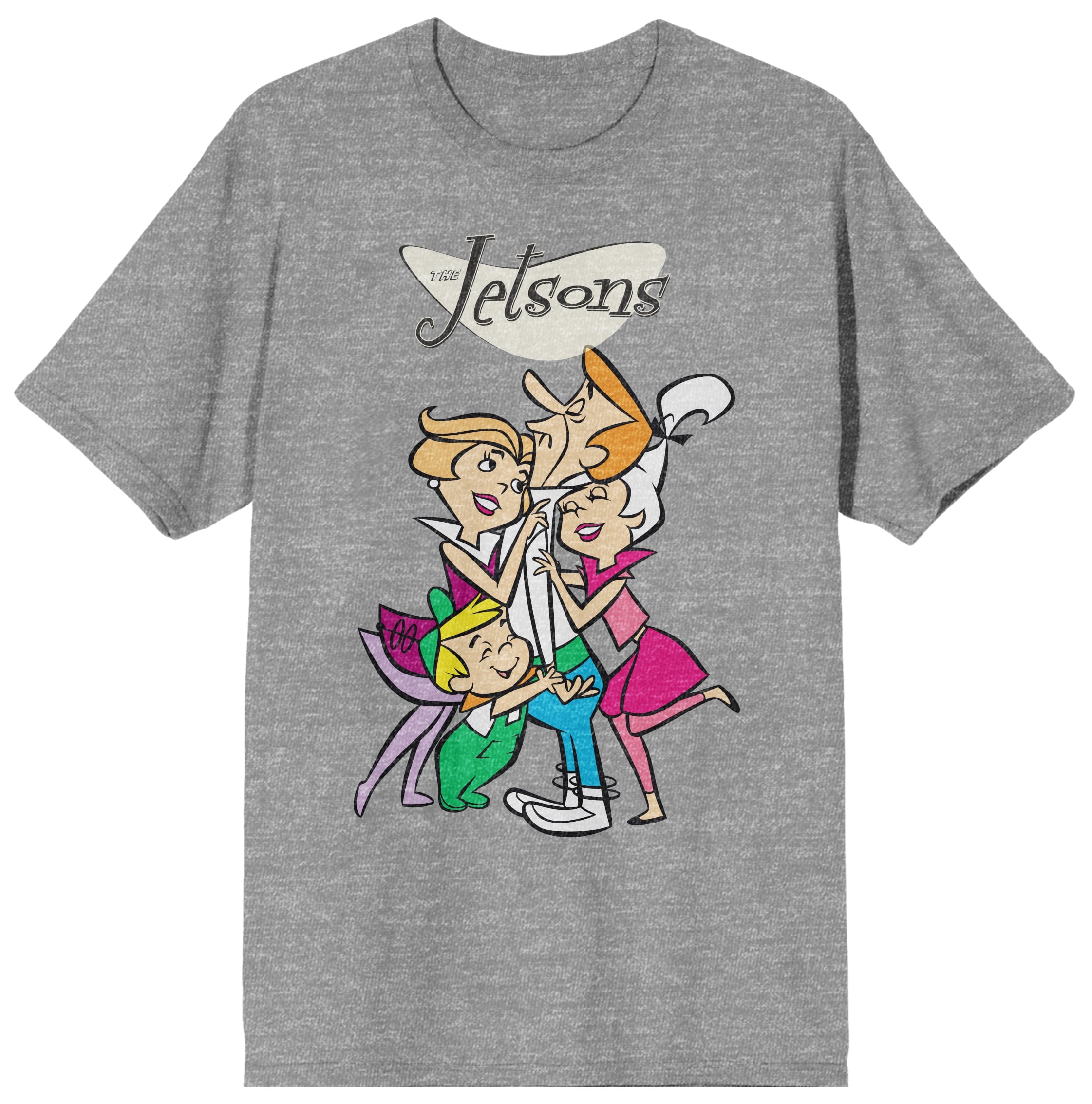 The Jetsons Family Women's Heather Gray Graphic Tee