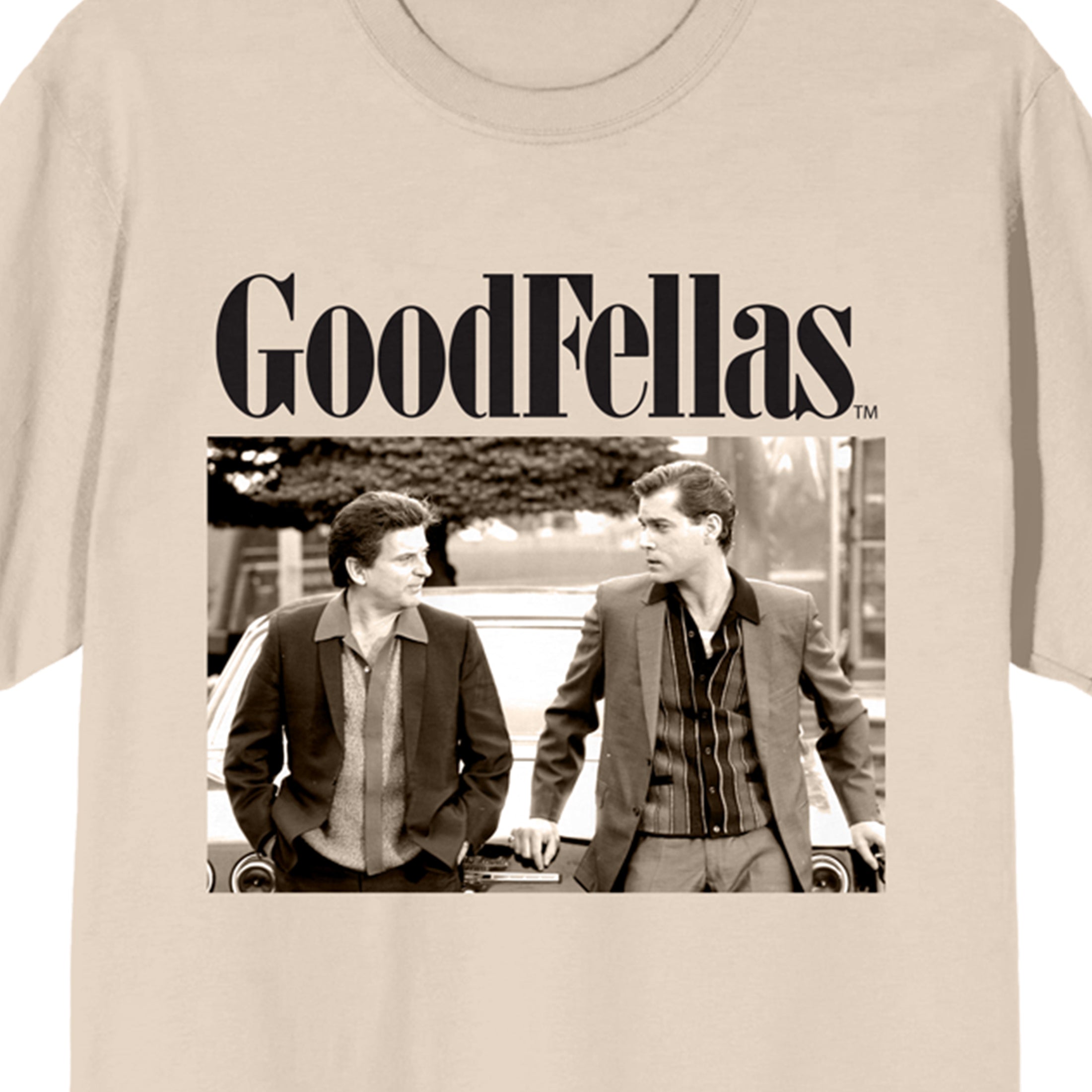 Goodfellas Vintage Style Screenshot and Title Logo Women's Natural Graphic Tee