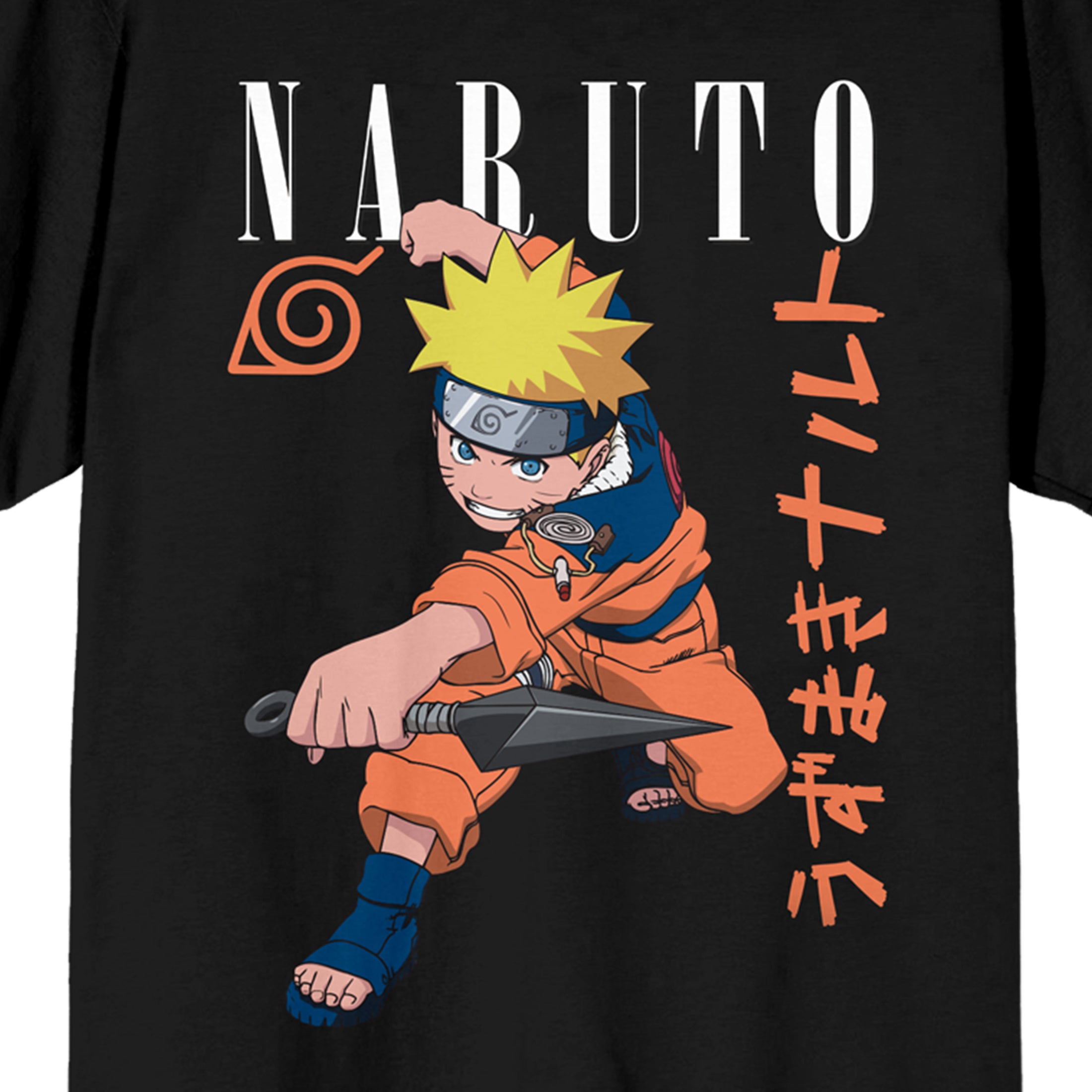 Naruto Classic Character Art Women's Black Graphic Tee