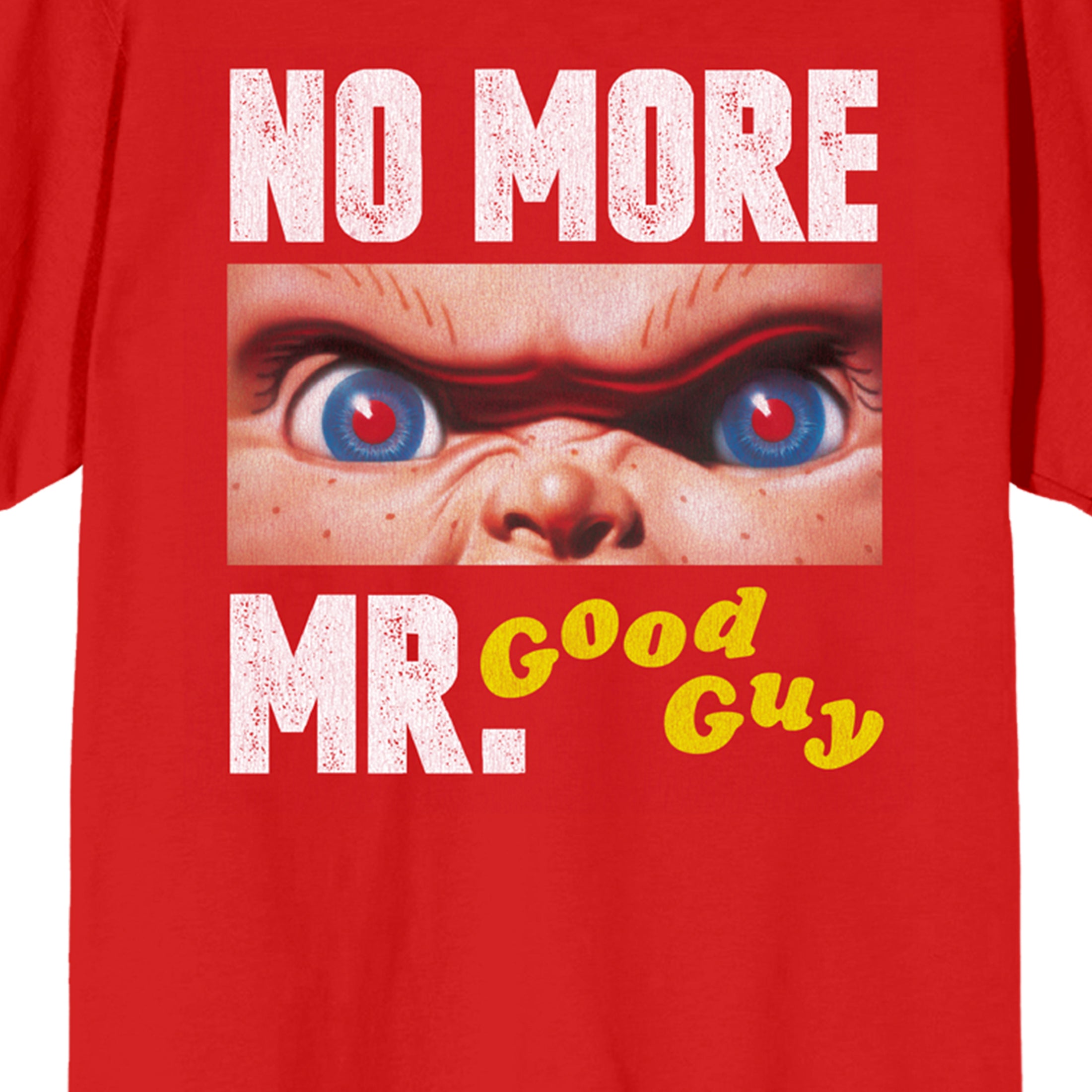 Chucky No More Mr. Good Guy Crew Neck Short Sleeve Red Women's T-shirt
