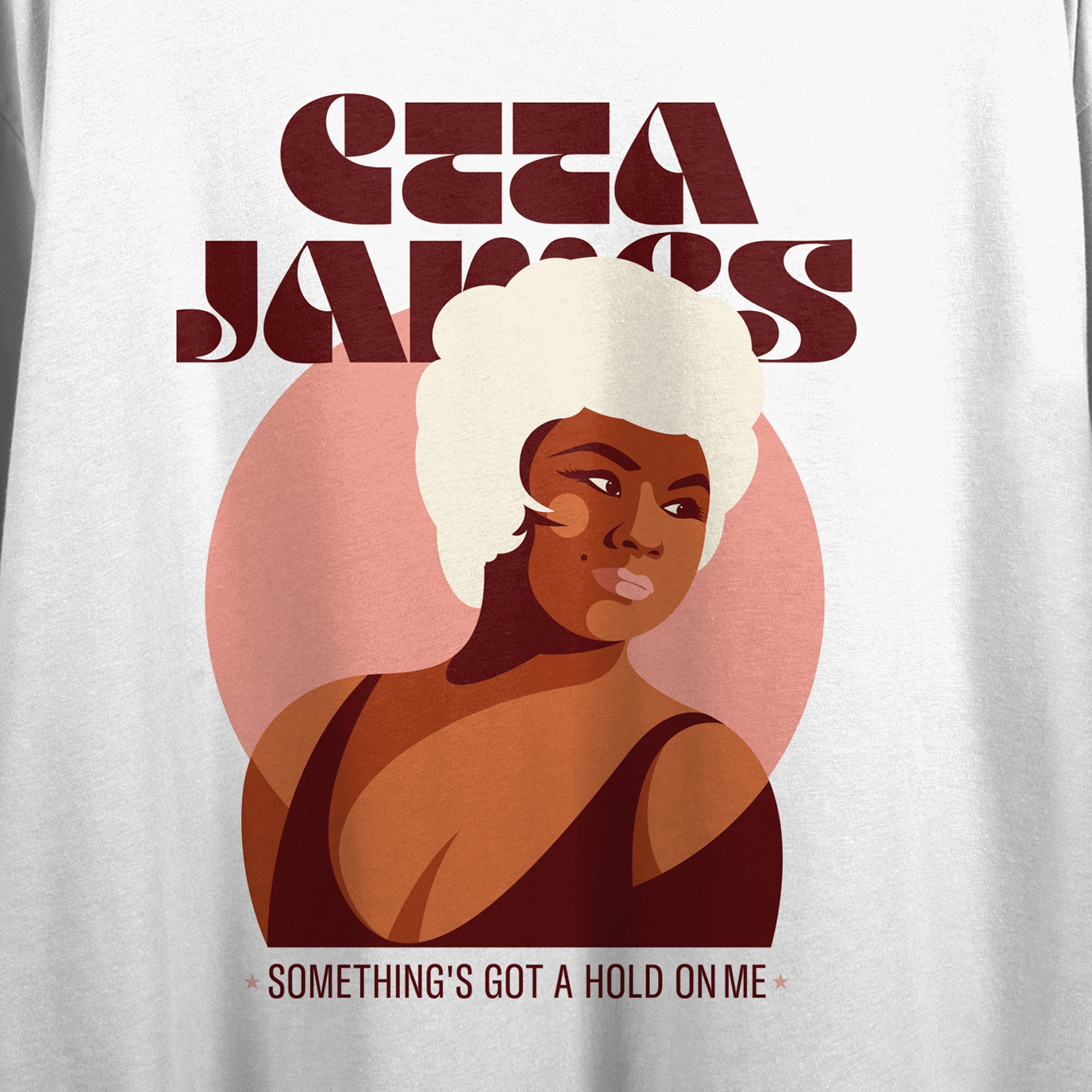 Etta James Something's Got A Hold on Me Women's White Short Sleeve Tee