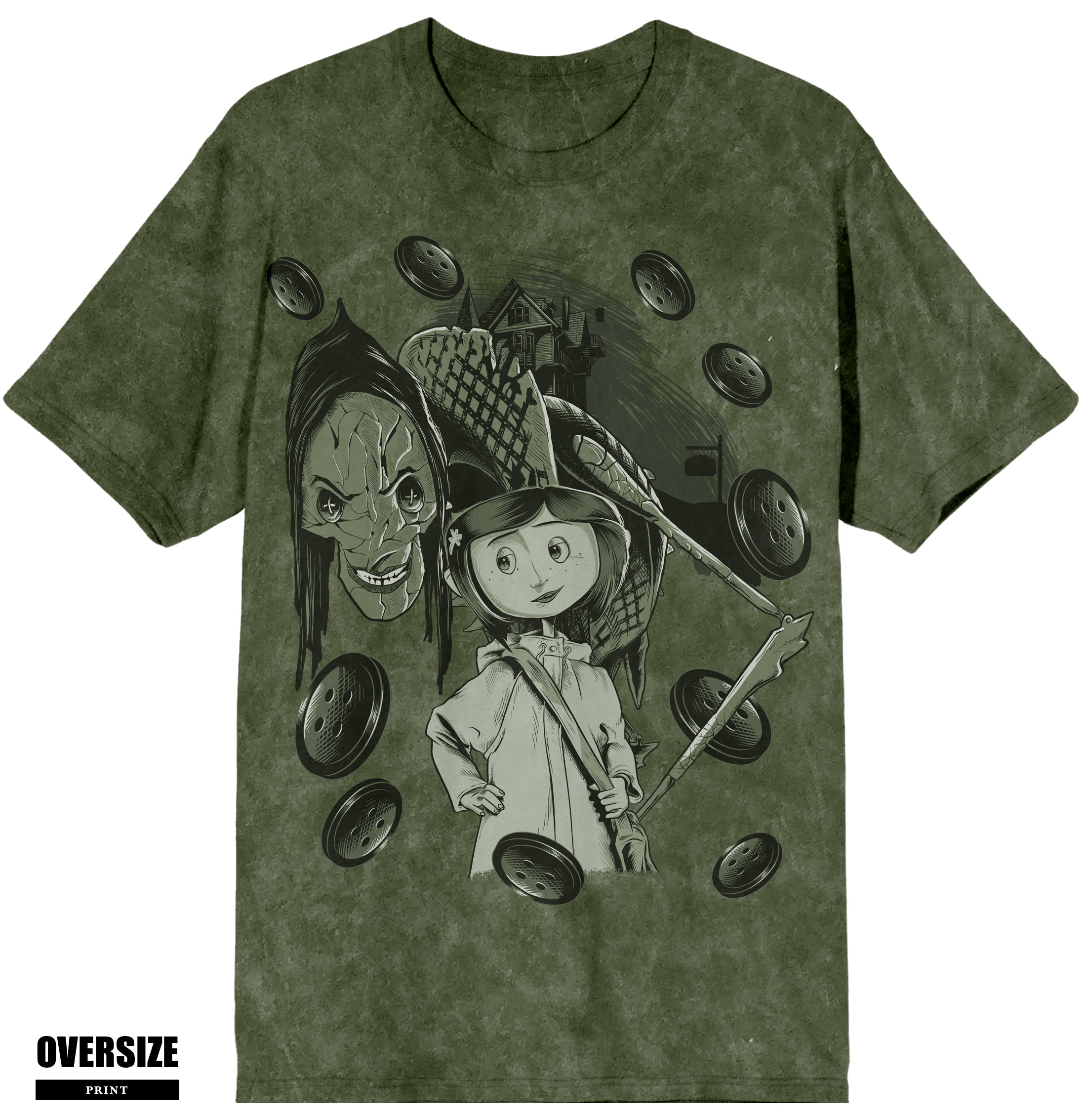 Coraline Other Mother Buttons Oversize Tee for Women