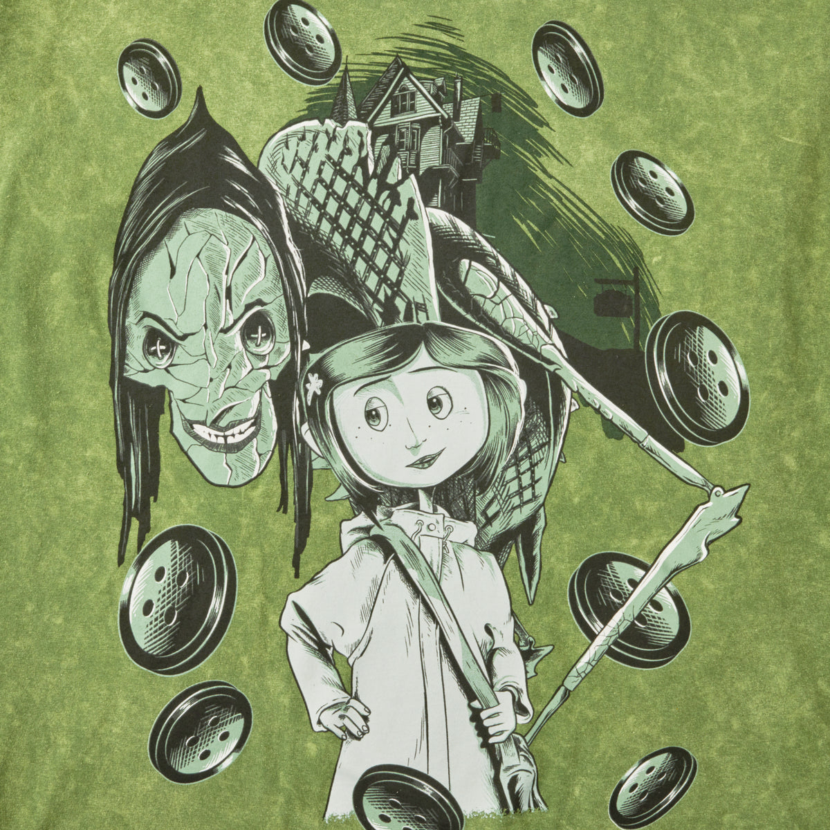 Coraline Other Mother Buttons Oversize Tee for Women
