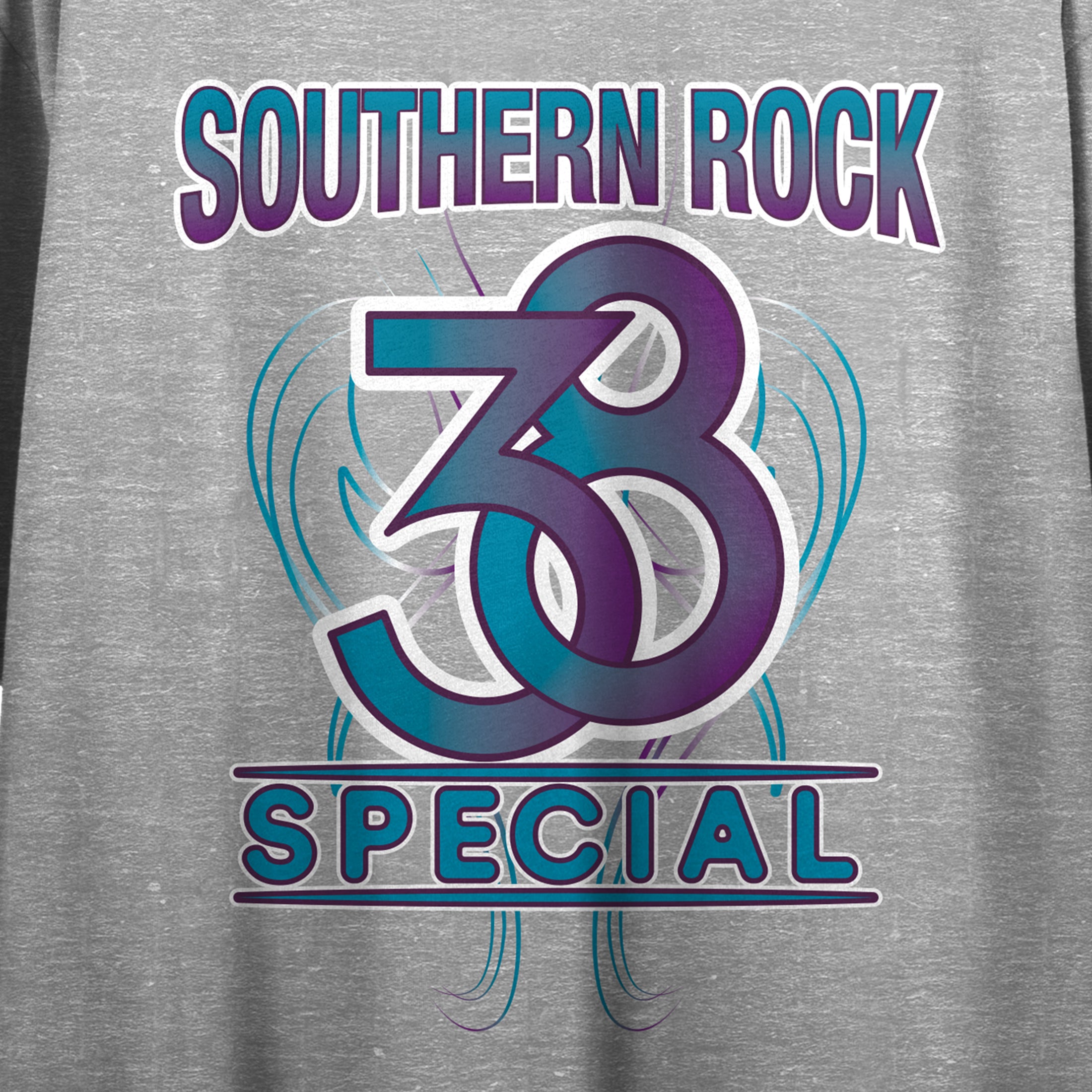 38 Special Southern Rock Women's Heather Gray Crop Tee
