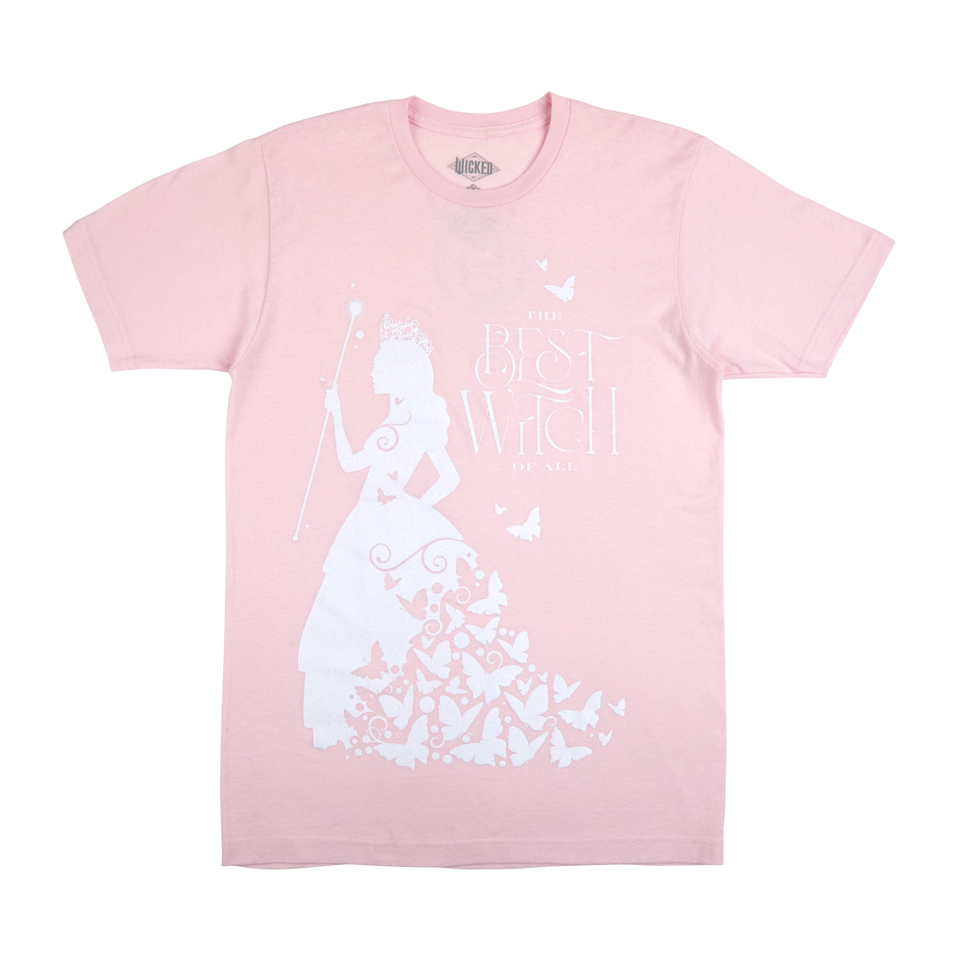 Wicked Best Witch Women's Pink Crew Neck Short Sleeve T-shirt