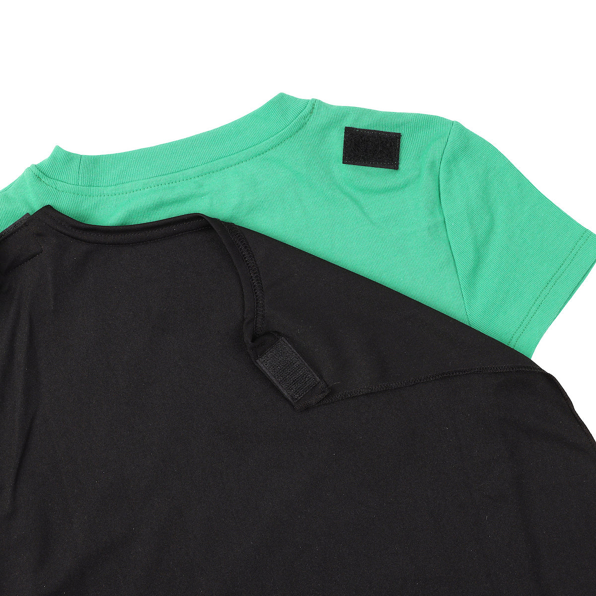 Wicked Logo Junior's Green Crew Neck Short Sleeve Caped Tee