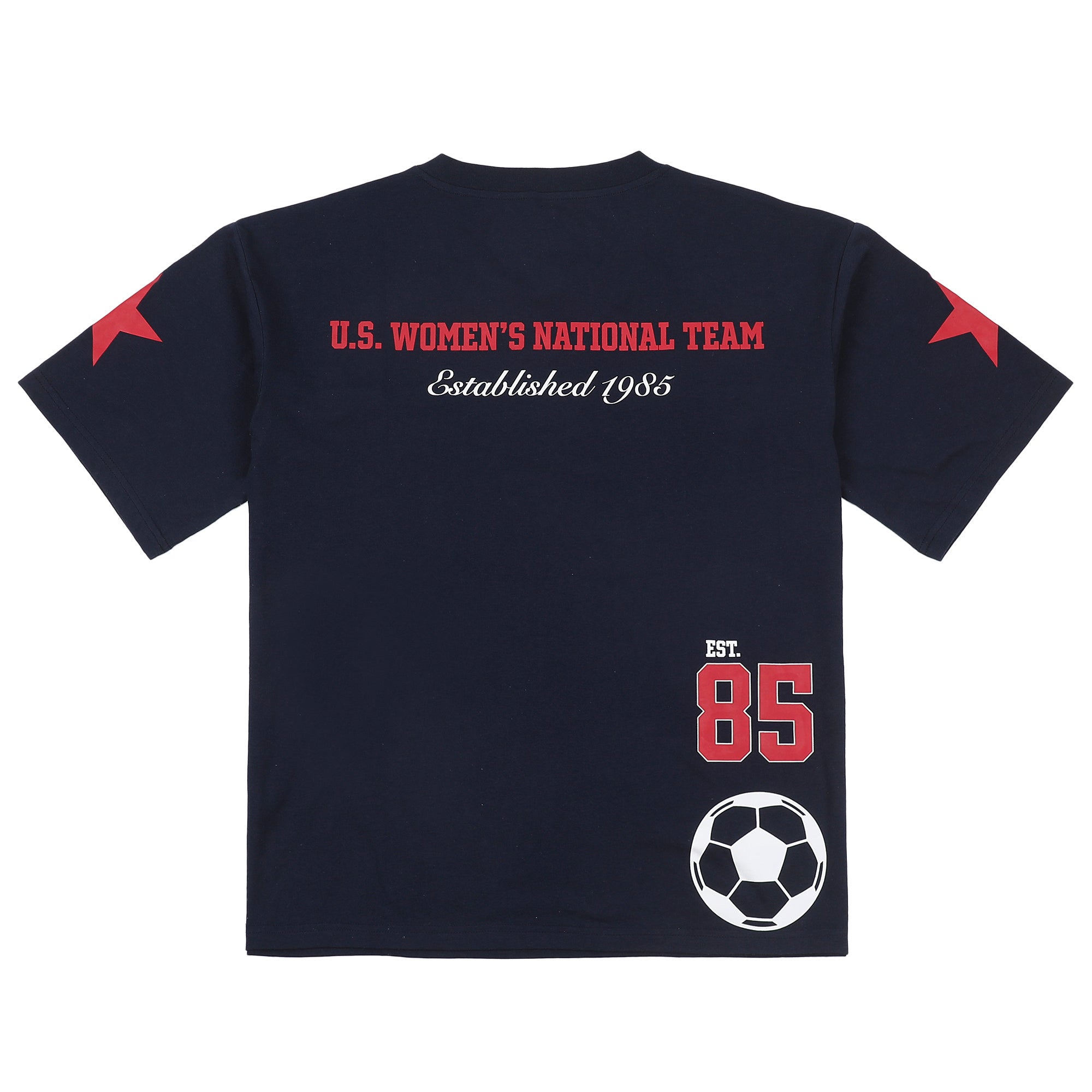 USSF Team Jersey Women’s Gray Crew Neck Short Sleeve T-shirt