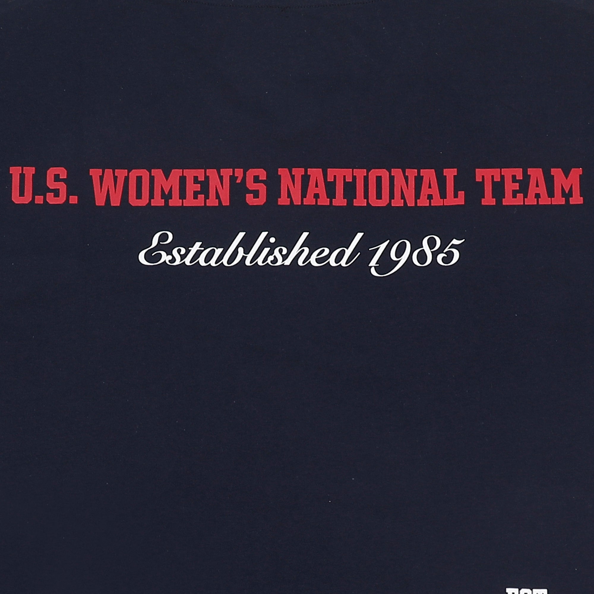 USSF Team Jersey Women’s Gray Crew Neck Short Sleeve T-shirt