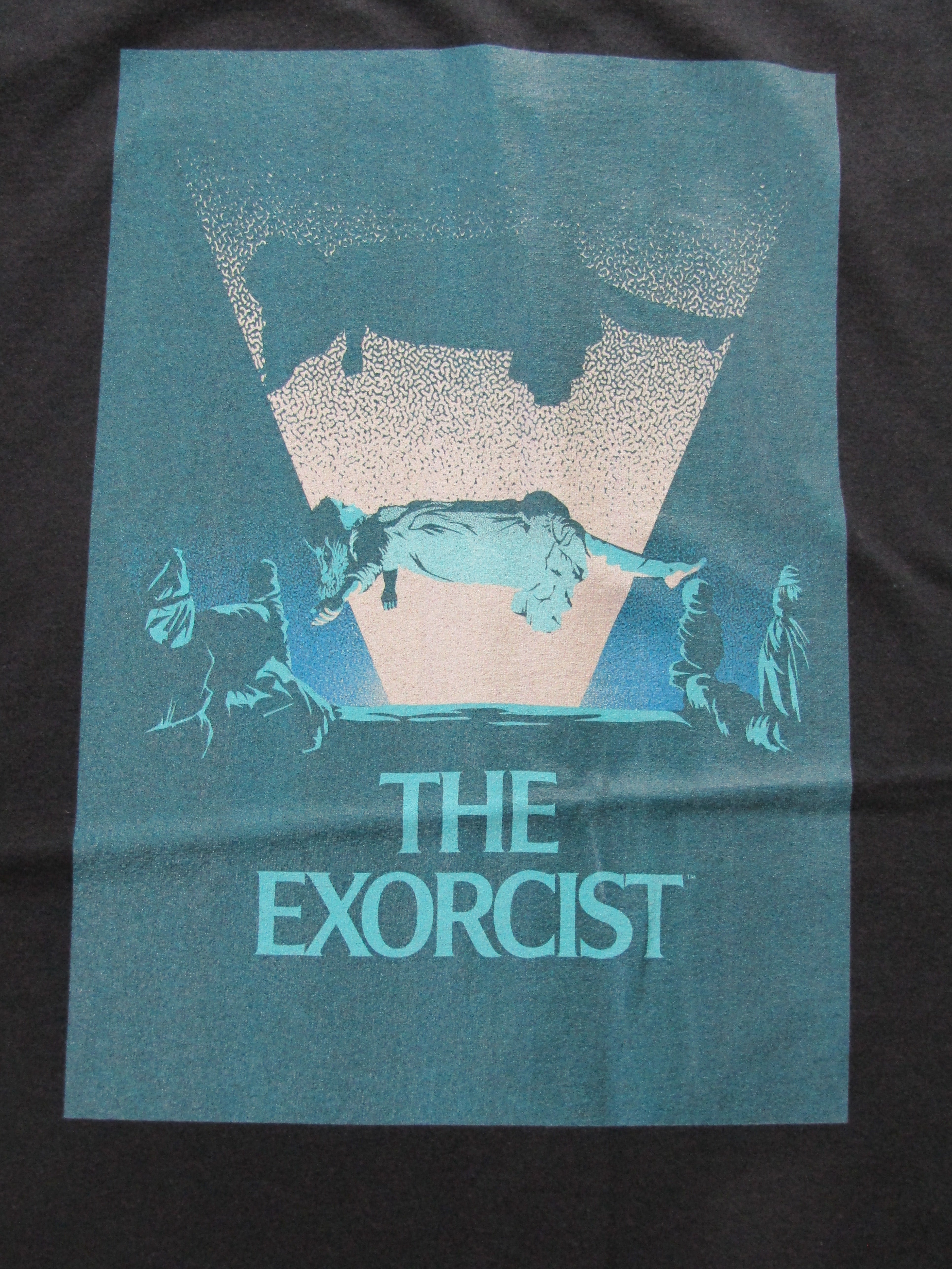 The Exorcist Regan Floating Men's Black Graphic Tee