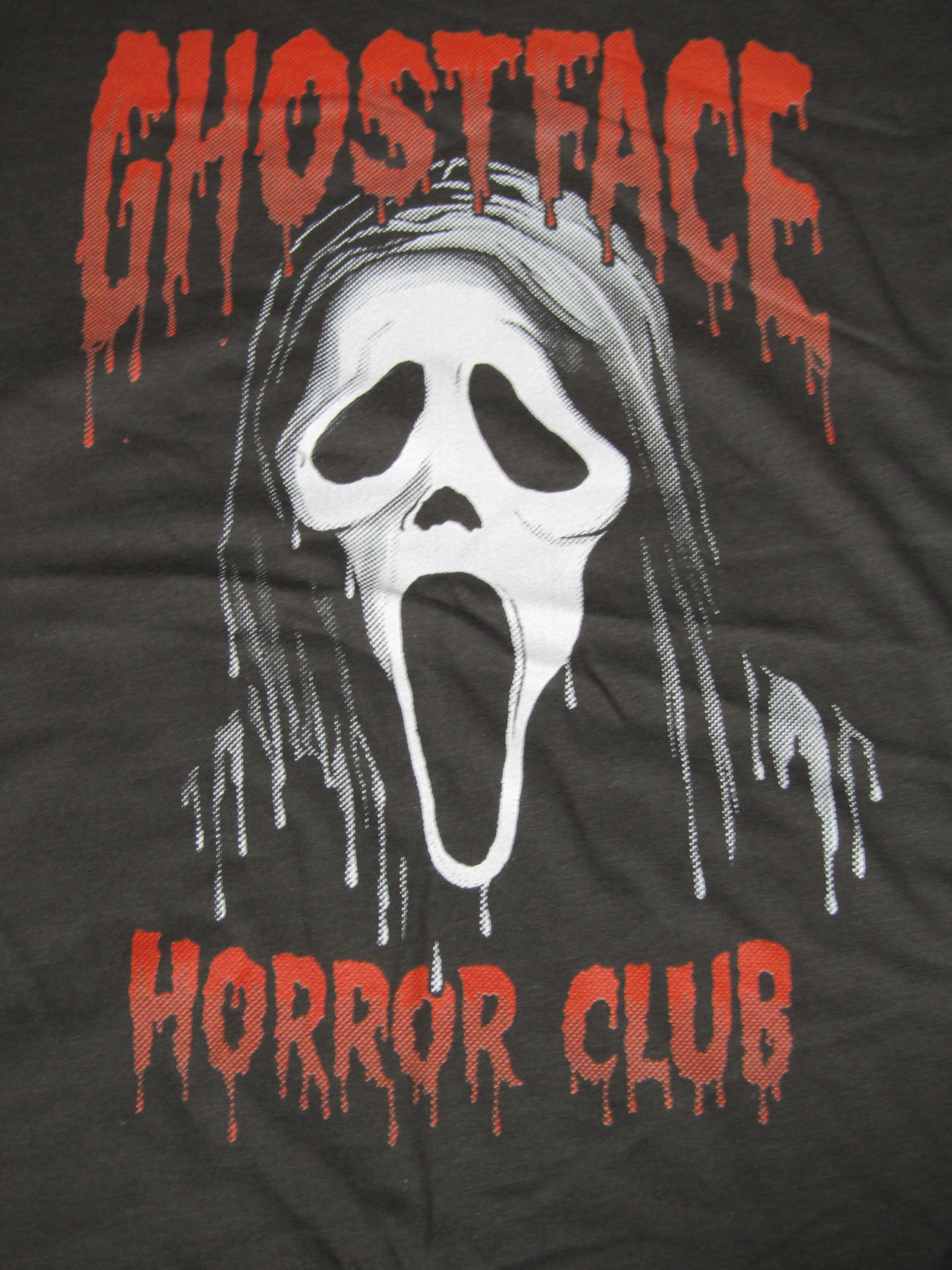 Ghost Face Killer Horror Club Men's Charcoal T-shirt