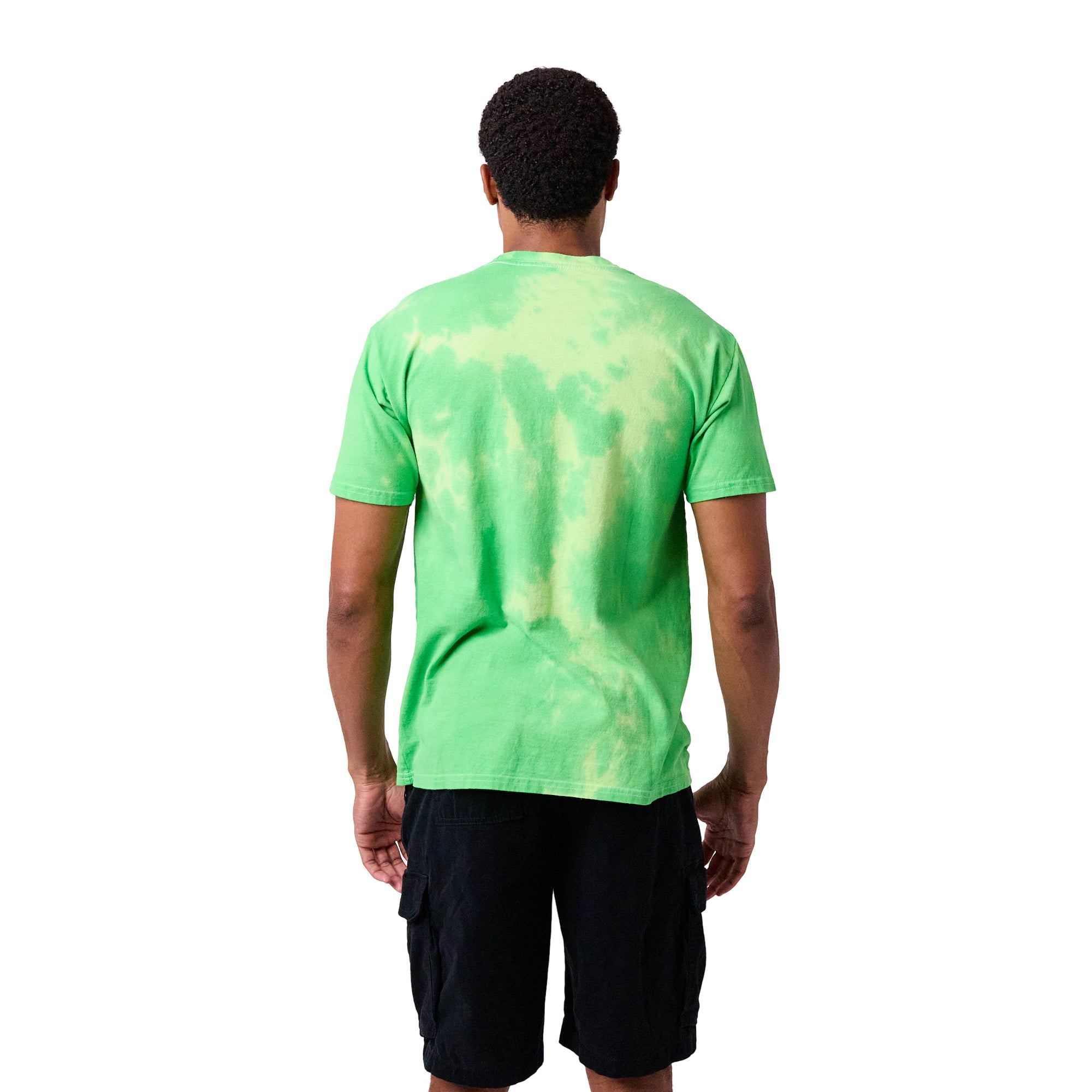 Sesame Street Oscar the Grouch Adult Green Tie Dye Short Sleeve Tee