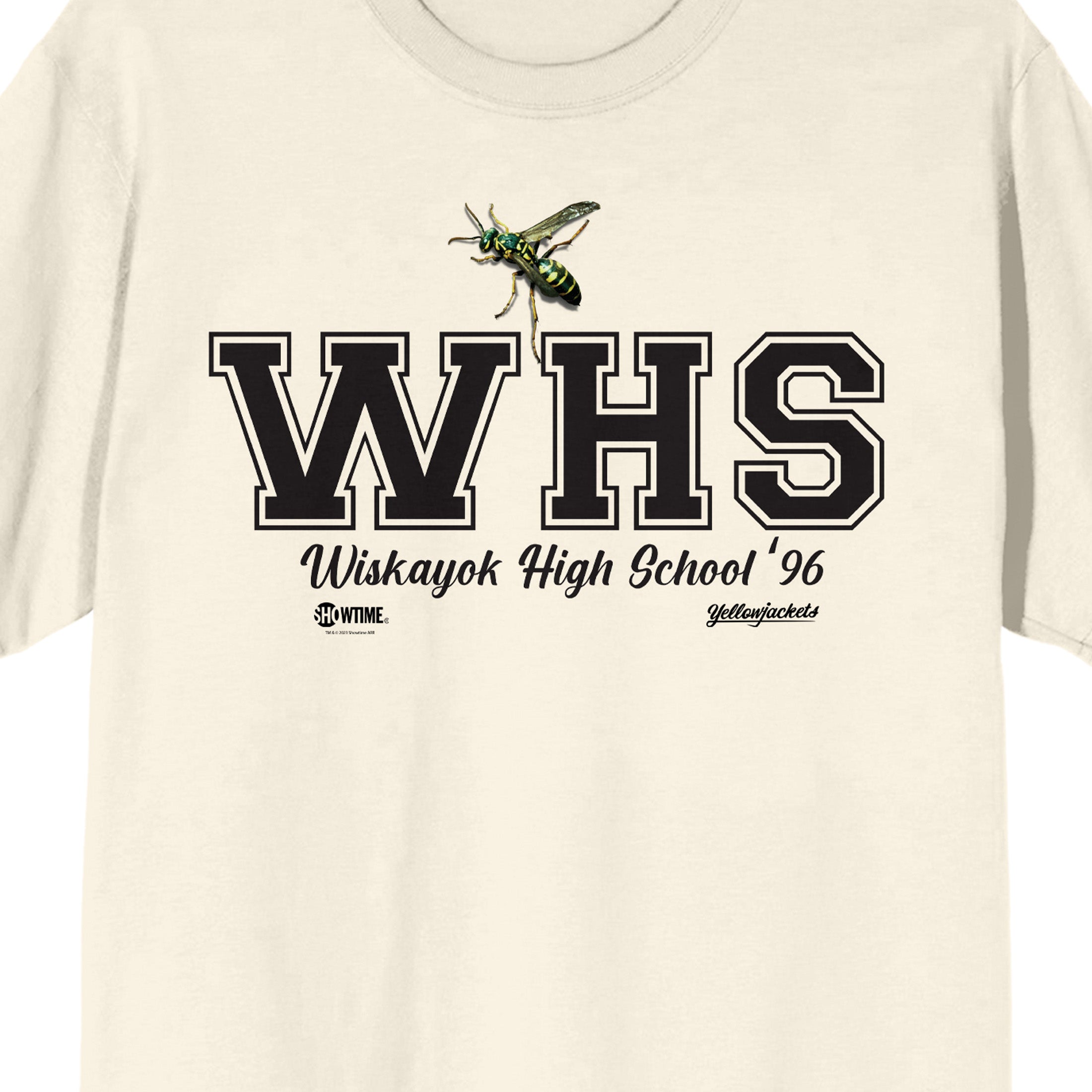 Yellowjackets WHS Wiskayok High School Class of '96 Women's Natural Short Sleeve Crew Neck Tee