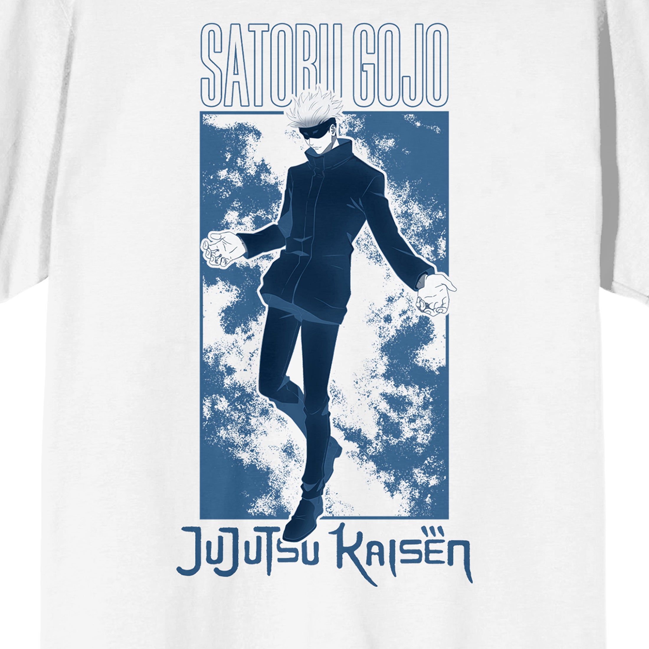 Jujutsu Kaisen Satoru Gojo Strongest Sorcerer Men's White Short Sleeve Tee