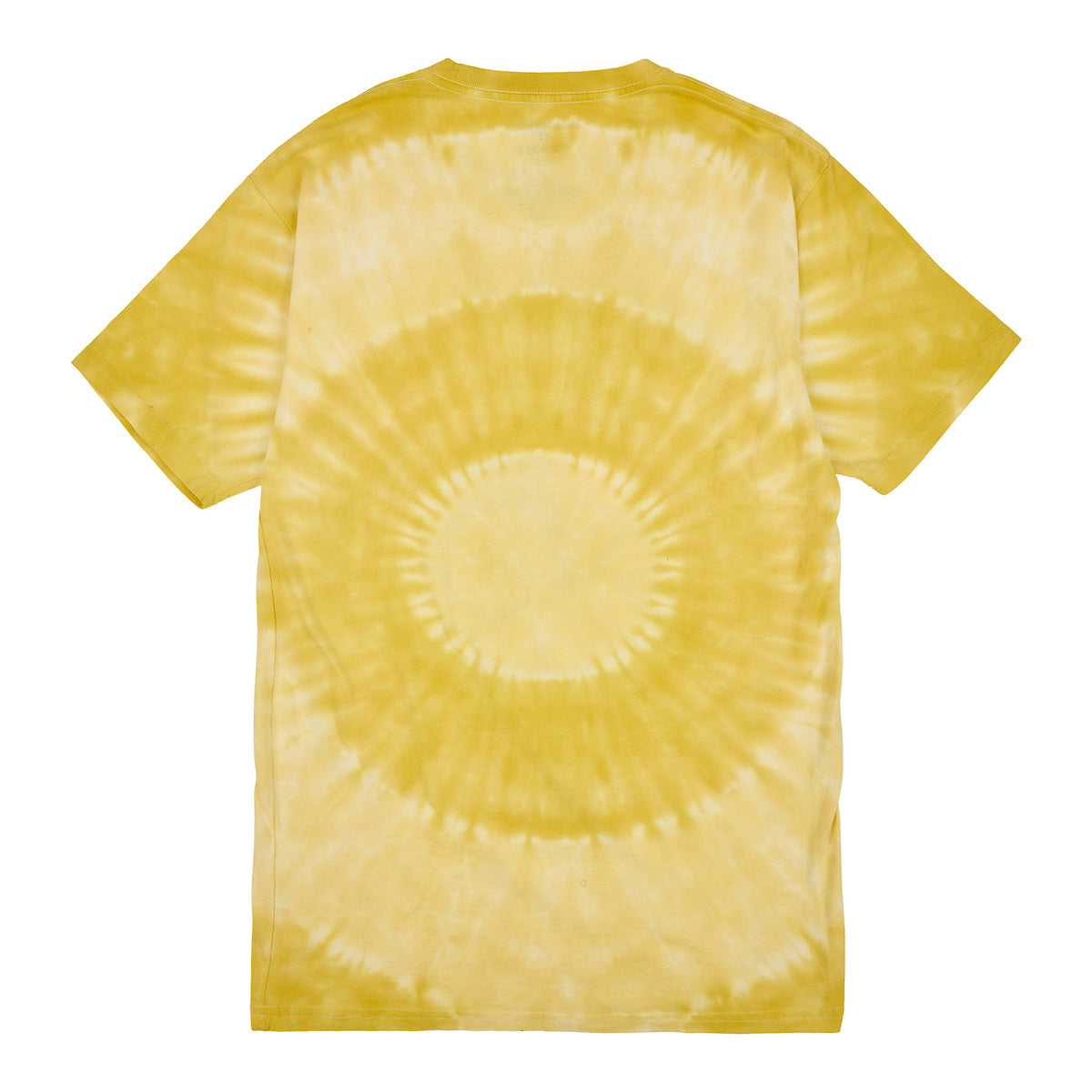 Five Nights At Freddy's Chica Men's Yellow Spiral Tie-Dye Crew Neck Short Sleeve T-shirt