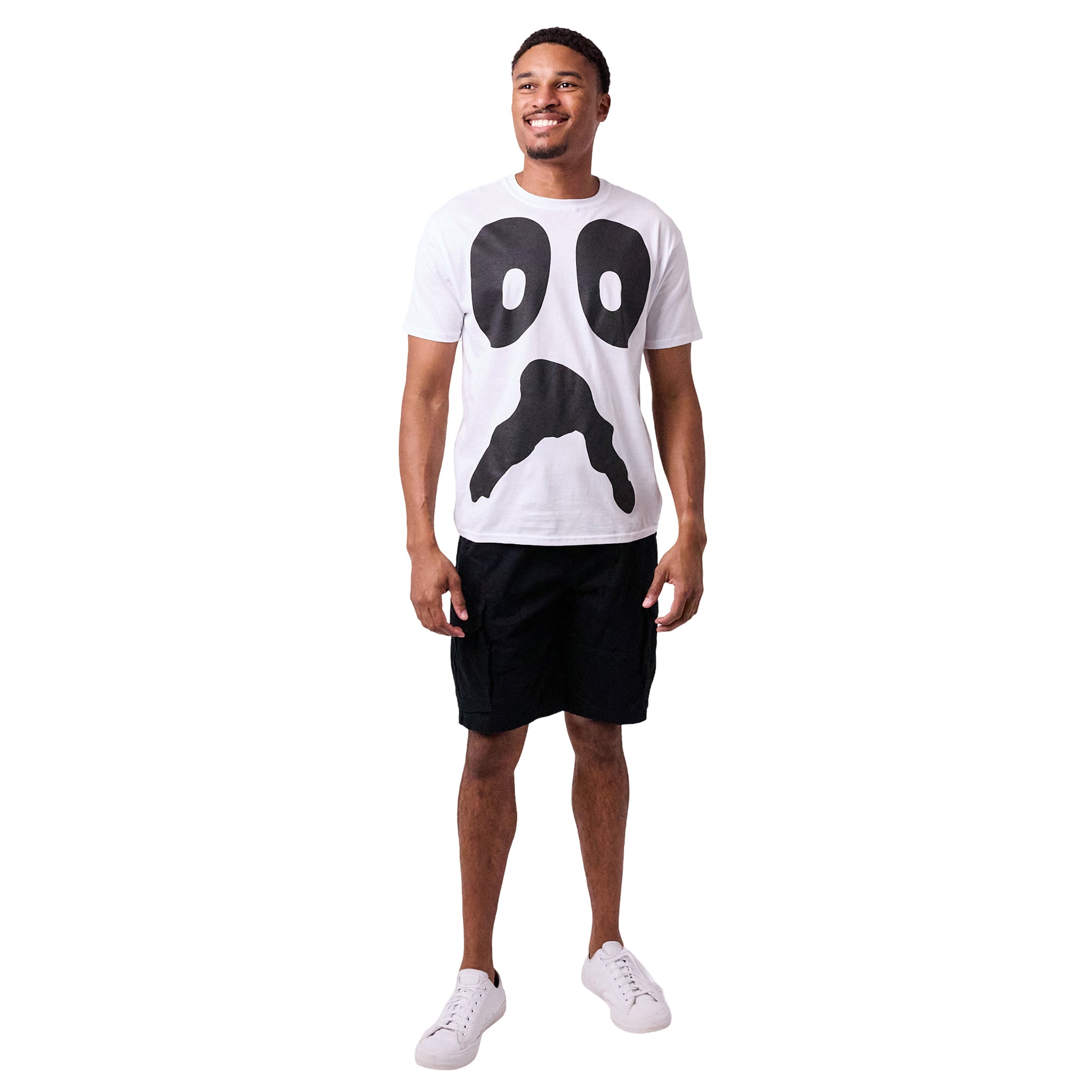 Ghost Halloween Costume Men's White Short Sleeve Tee