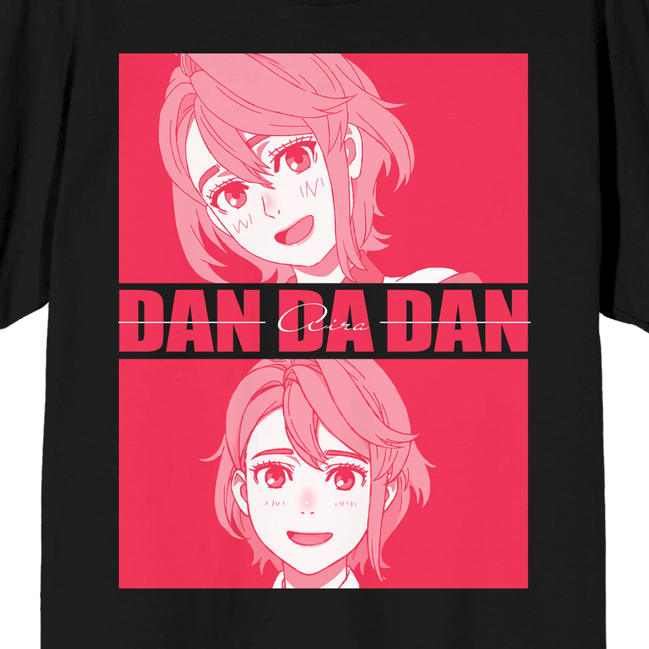 Dandadan Aira Shiratori Adult Black Crew Neck Short Sleeve Tee