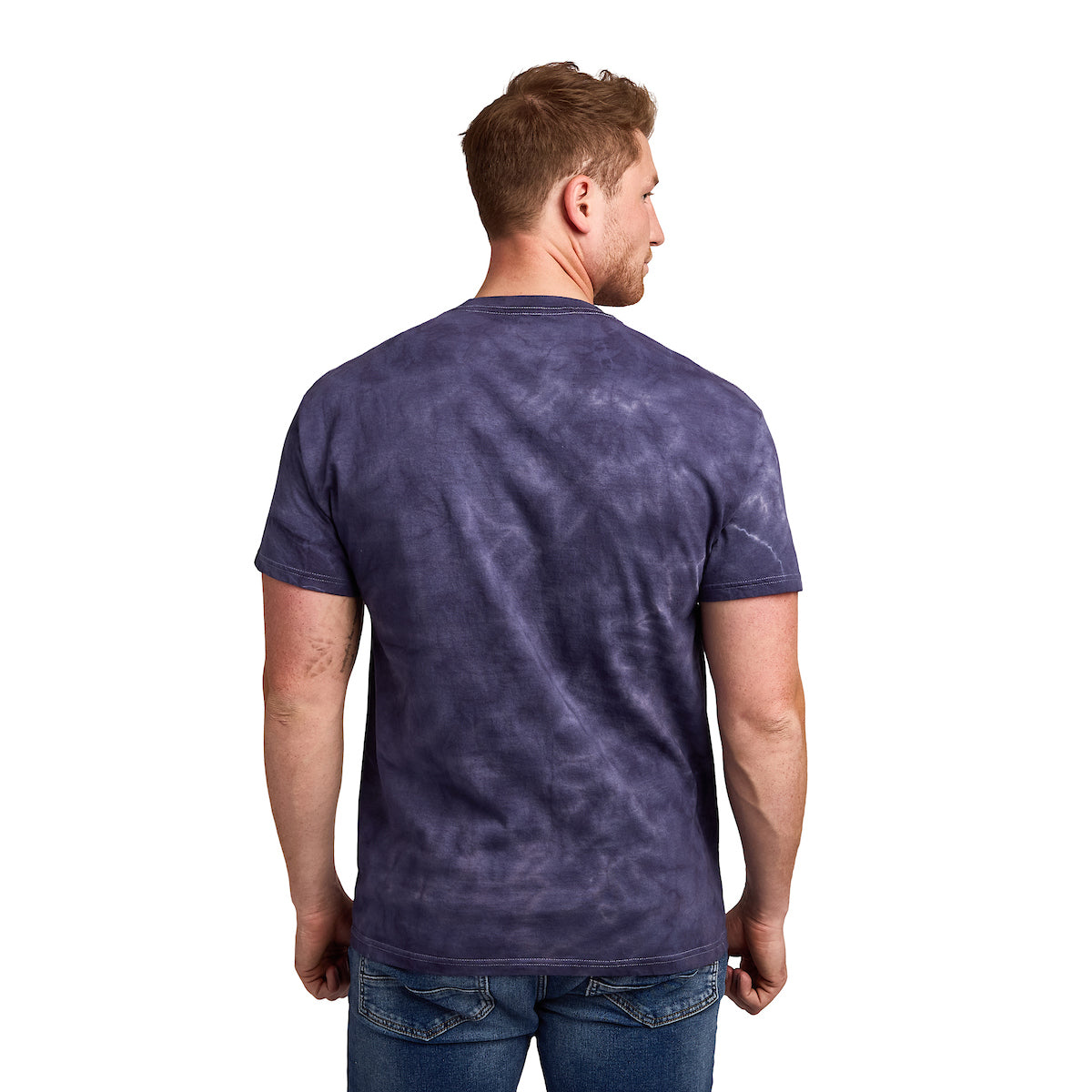 Happy Gilmore Just Tap It In Men's Dark Blue Mineral Wash Oversized Crew Neck Short Sleeve T-shirt