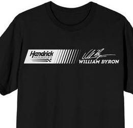 Hendricks Racing - William Byron 24 Racing Color Schemes Per Sponsor on Men's Black Short Sleeve Tee