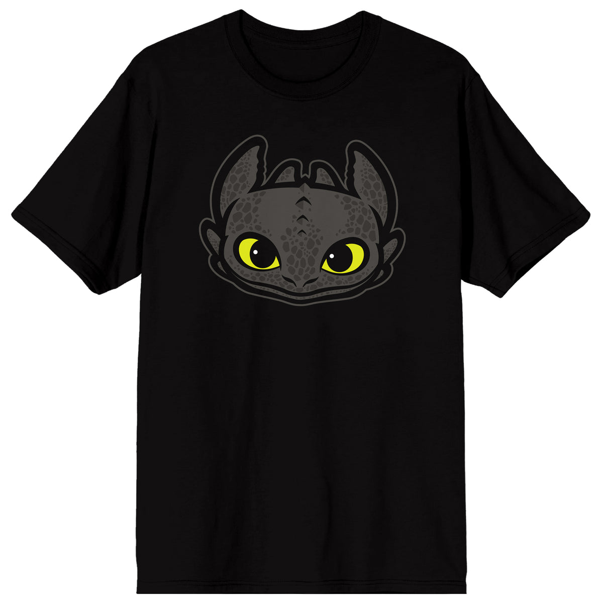 How to Train Your Dragon Toothless Head Vector Graphic Adult Black Cre ...