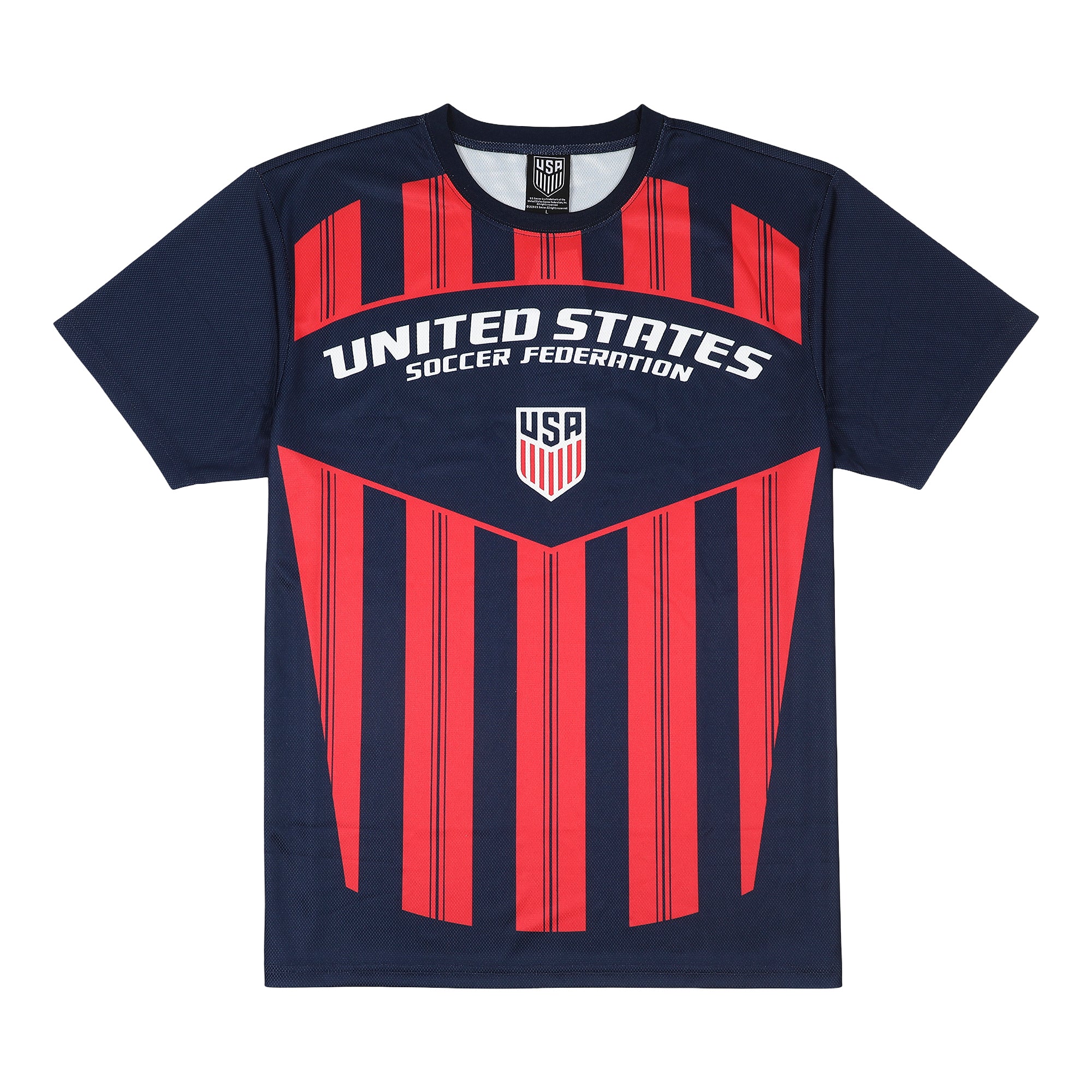 USSF Jersey Men’s Blue Crew Neck Short Sleeve T-shirt