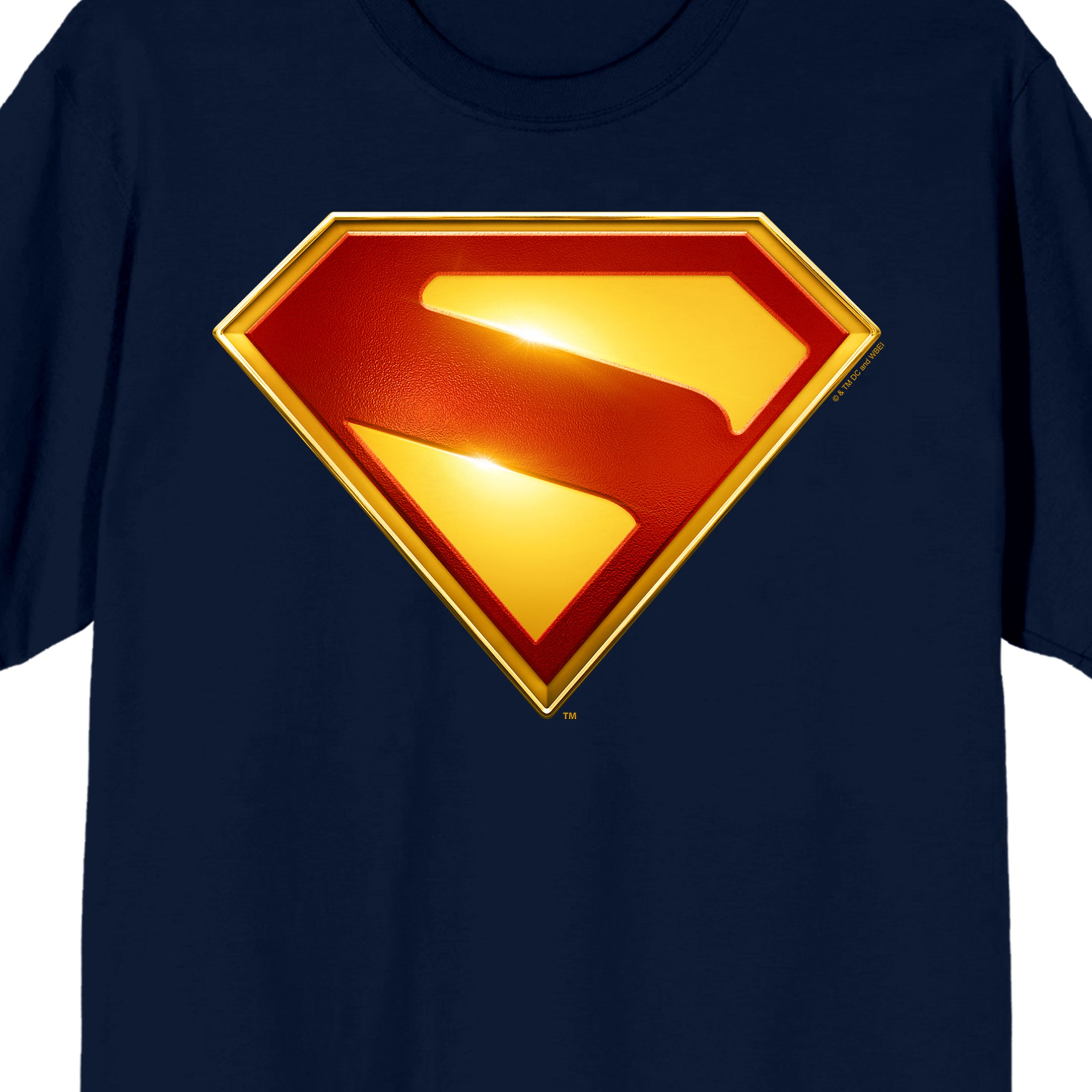 Superman Logo Adult Crew Neck Short Sleeve T-shirt