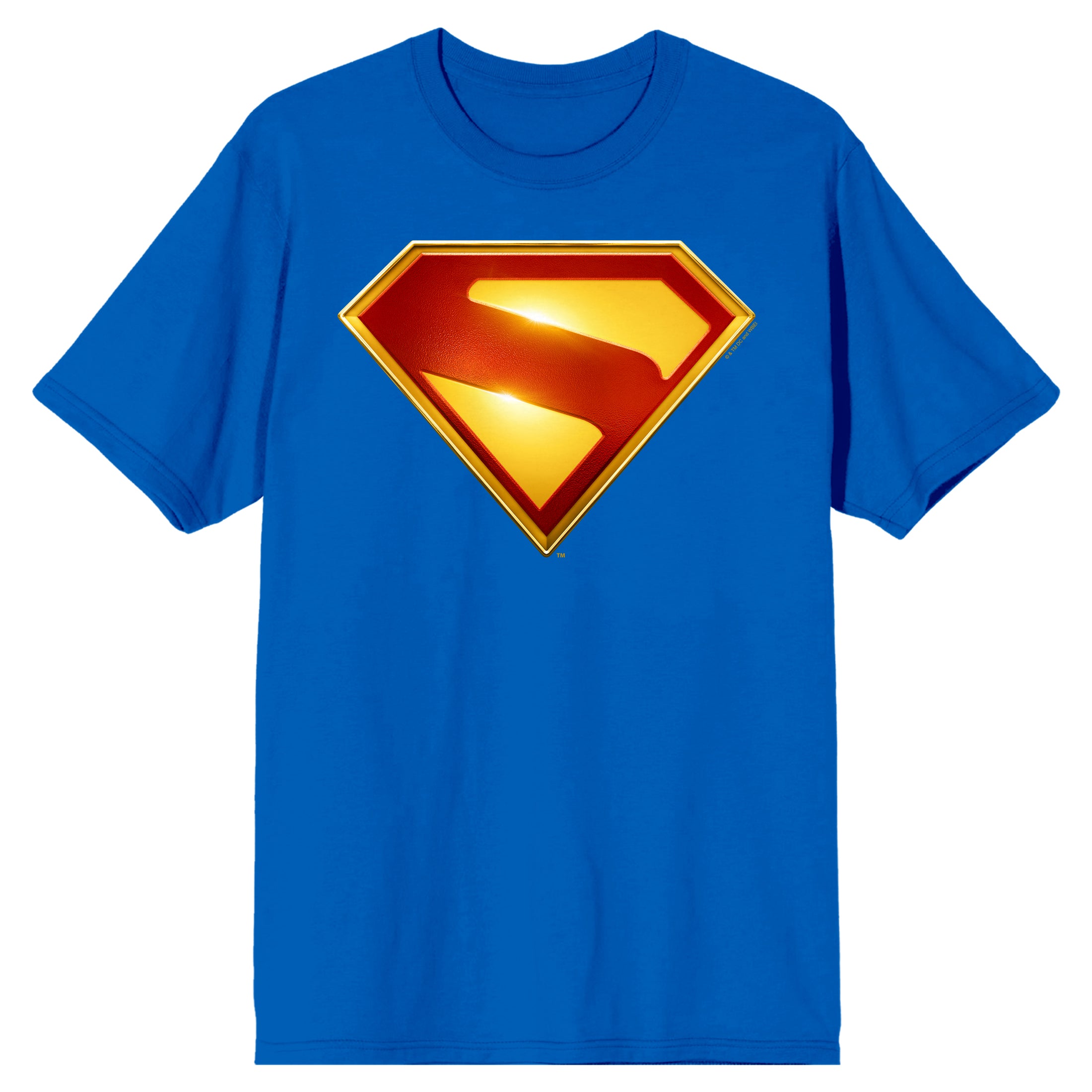 Superman Logo Adult Crew Neck Short Sleeve T-shirt